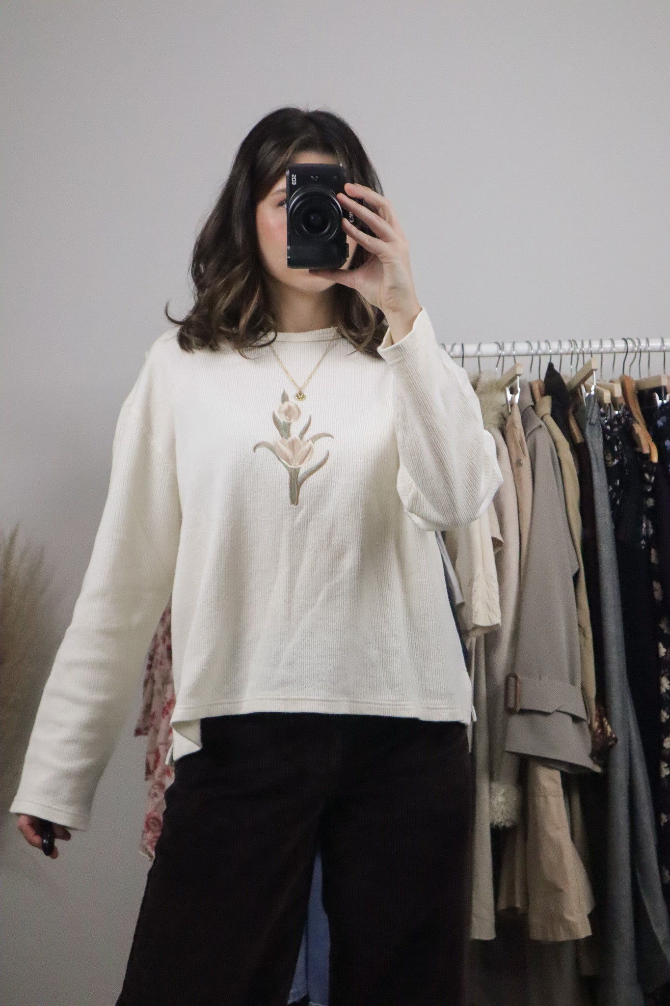 Made in Canada x Vintage x Cotton Long-Sleeve (L)