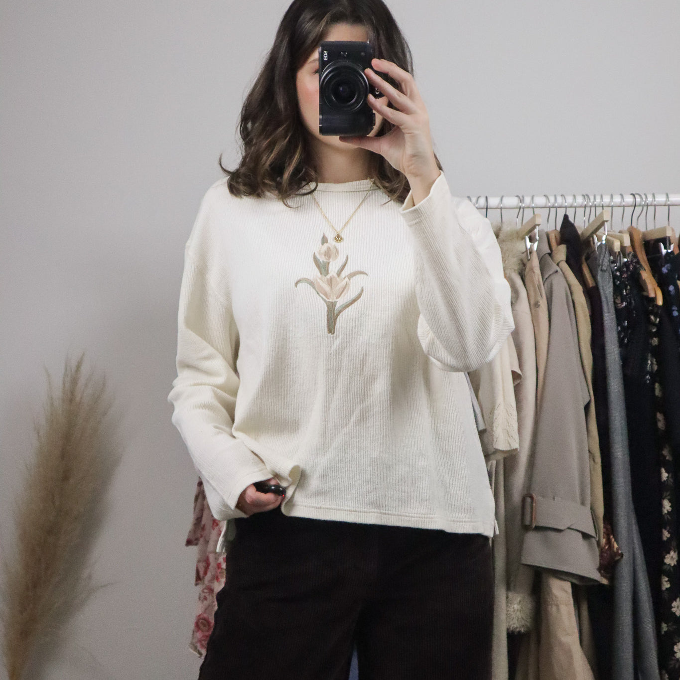 Made in Canada x Vintage x Cotton Long-Sleeve (L)