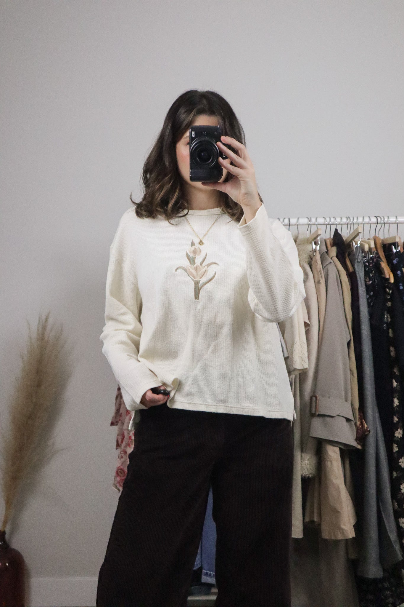 Made in Canada x Vintage x Cotton Long-Sleeve (L)