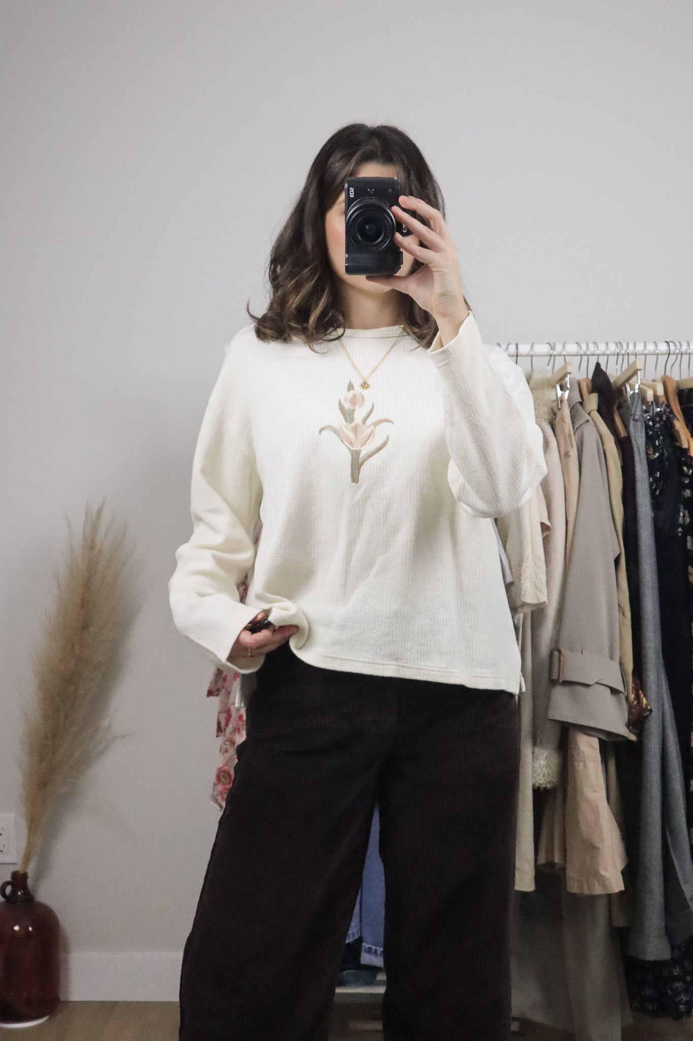 Made in Canada x Vintage x Cotton Long-Sleeve (L)