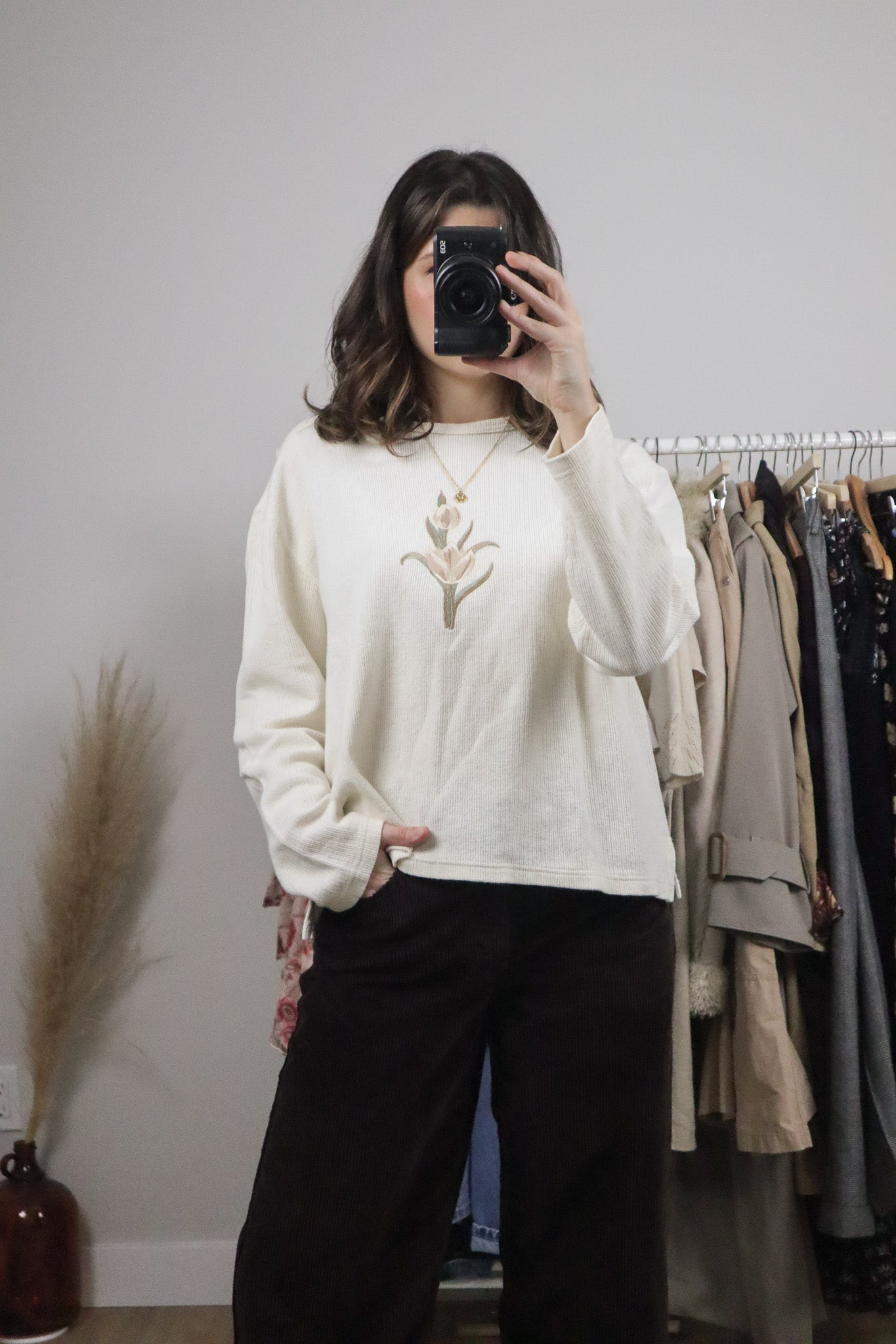 Made in Canada x Vintage x Cotton Long-Sleeve (L)