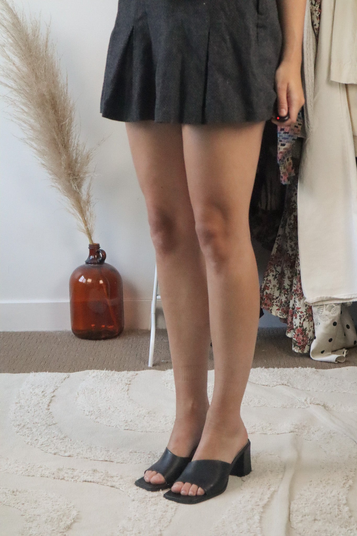Vintage x Leather Heeled Mules (7)