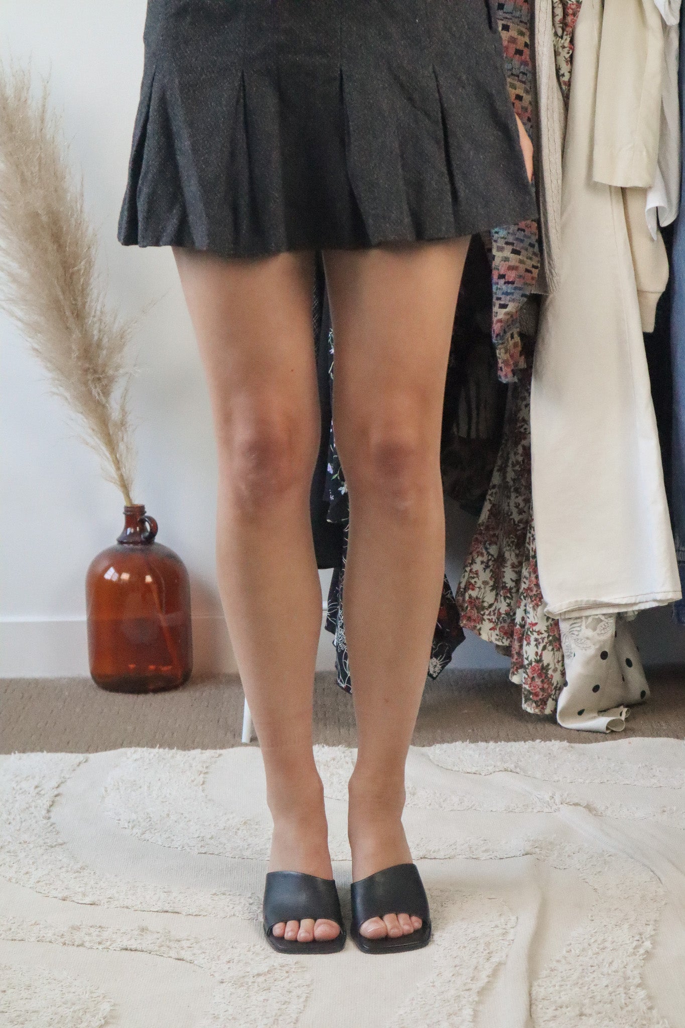 Vintage x Leather Heeled Mules (7)