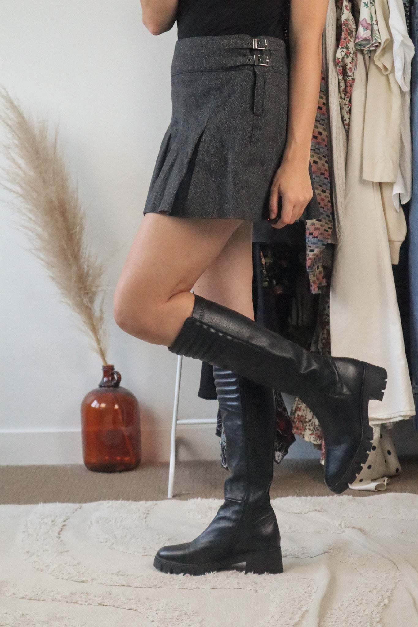 Made in Italy x Ron White Leather Knee High Boots (8)