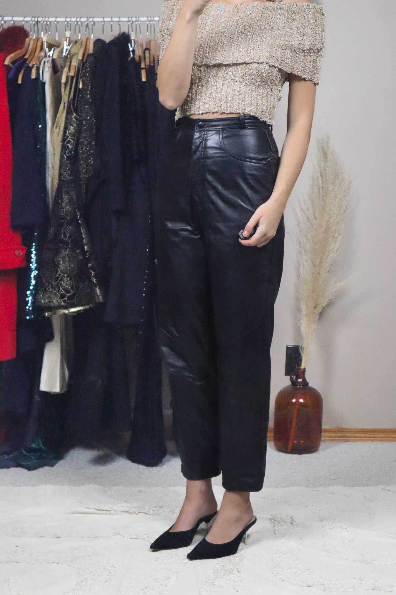 Made in Canada x Vintage x Dainer Leather Pants (4)