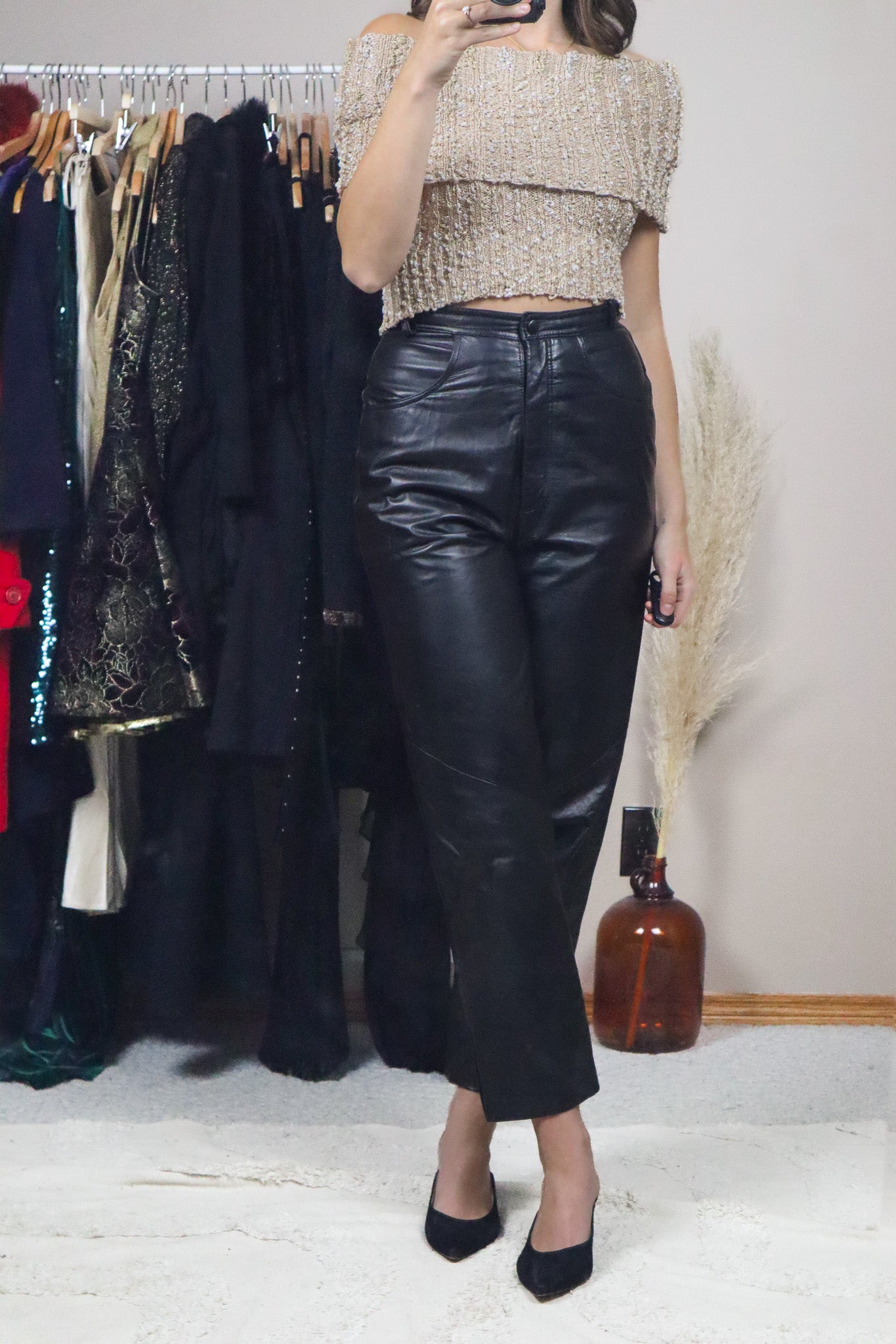 Made in Canada x Vintage x Dainer Leather Pants (4)
