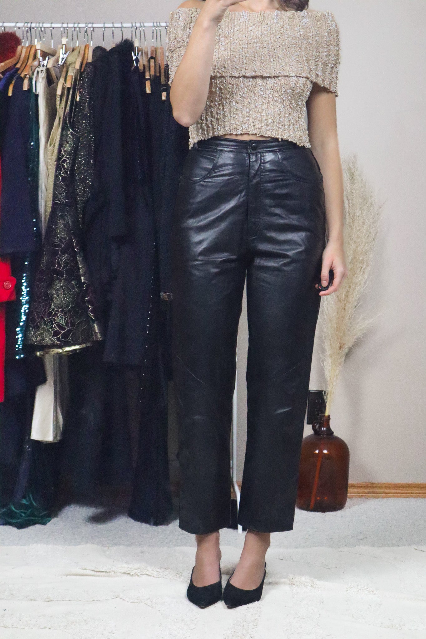 Made in Canada x Vintage x Dainer Leather Pants (4)