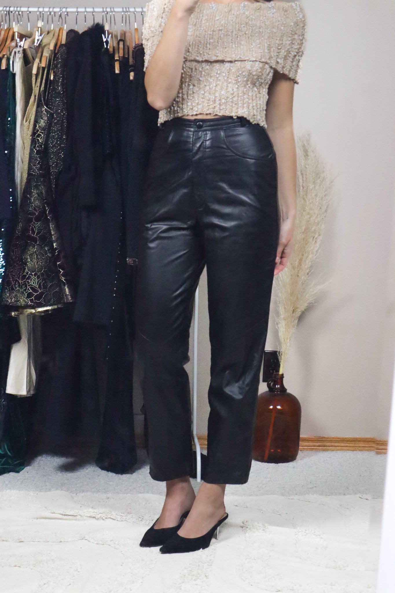 Made in Canada x Vintage x Dainer Leather Pants (4)
