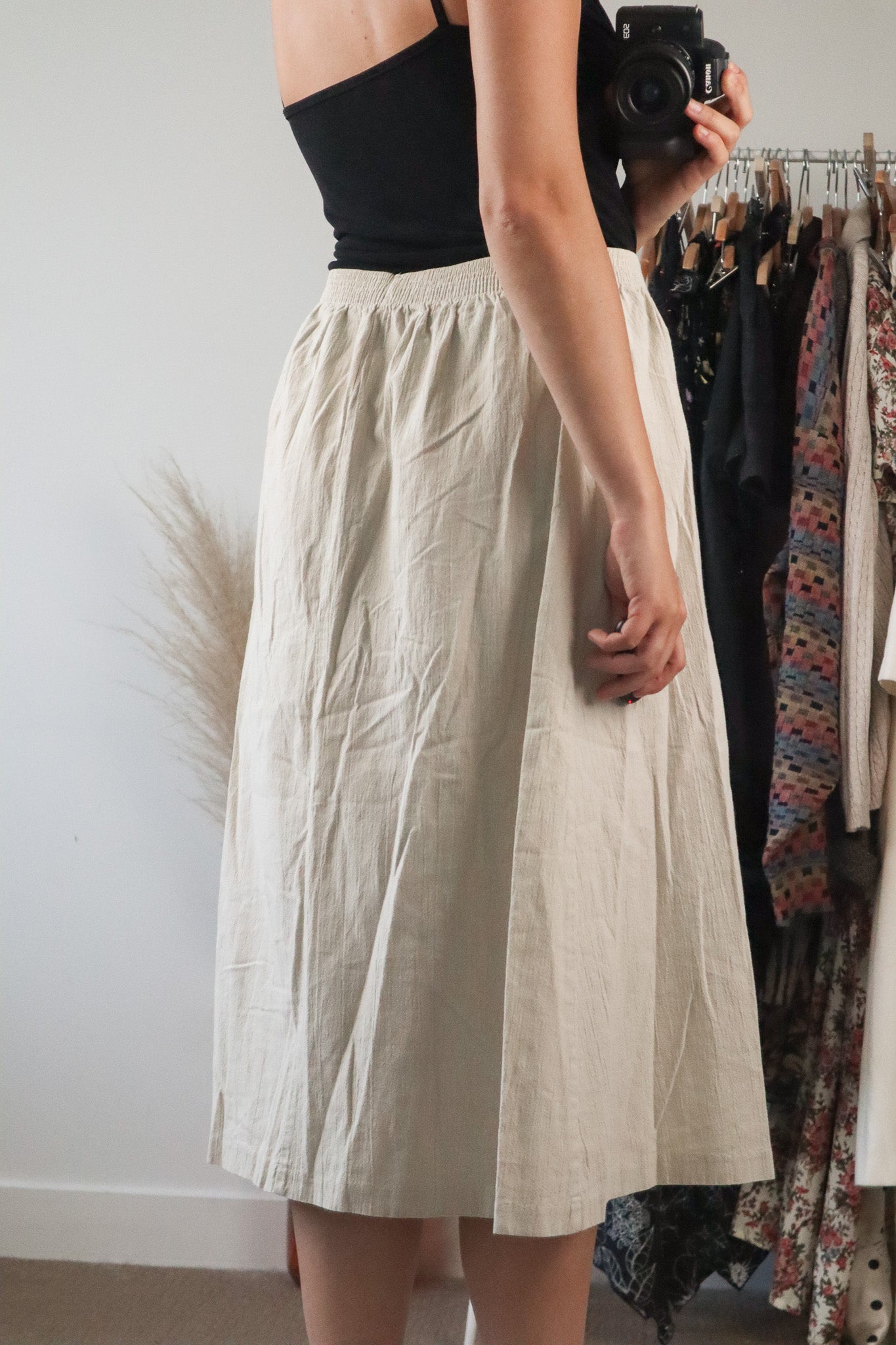 Made in Canada x Vintage x Midi Skirt (8/10)