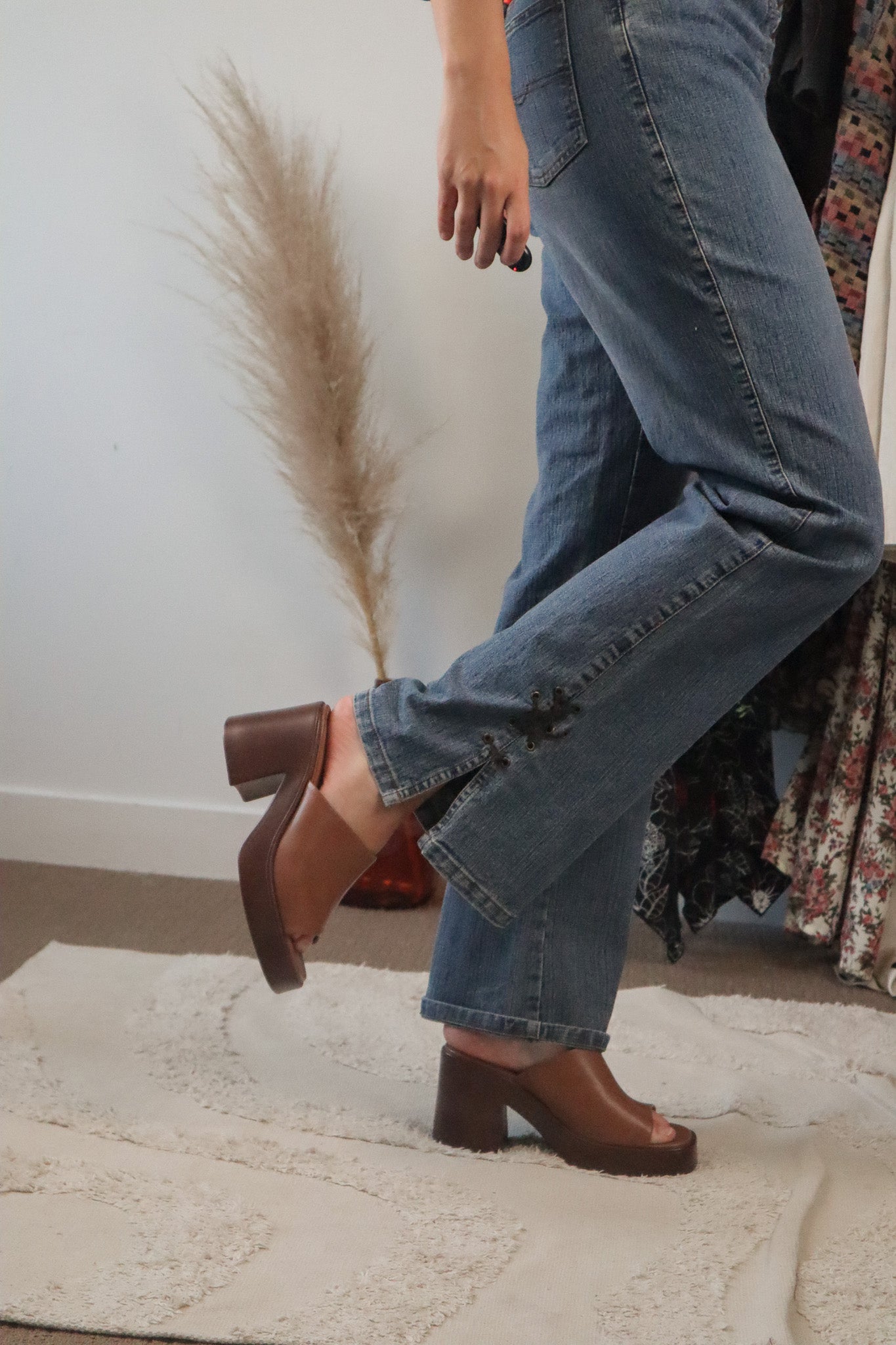 Made in Malta x Vintage x Lace Up Y2K Jeans (10)