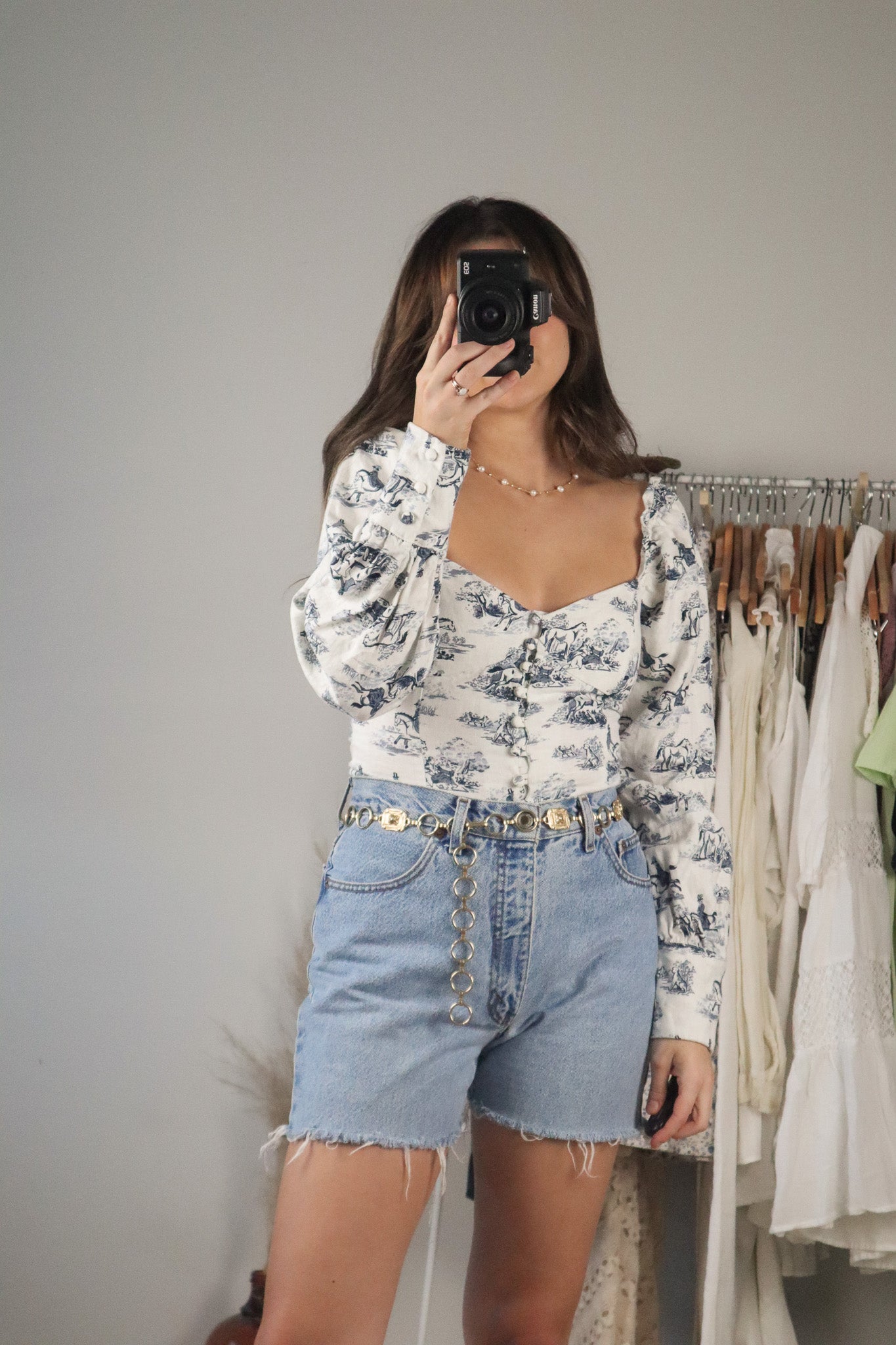 Made in USA x Reformation Linen Blouse (4)