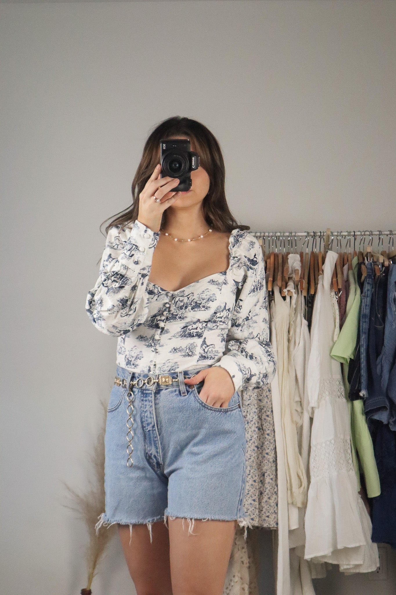 Made in USA x Reformation Linen Blouse (4)