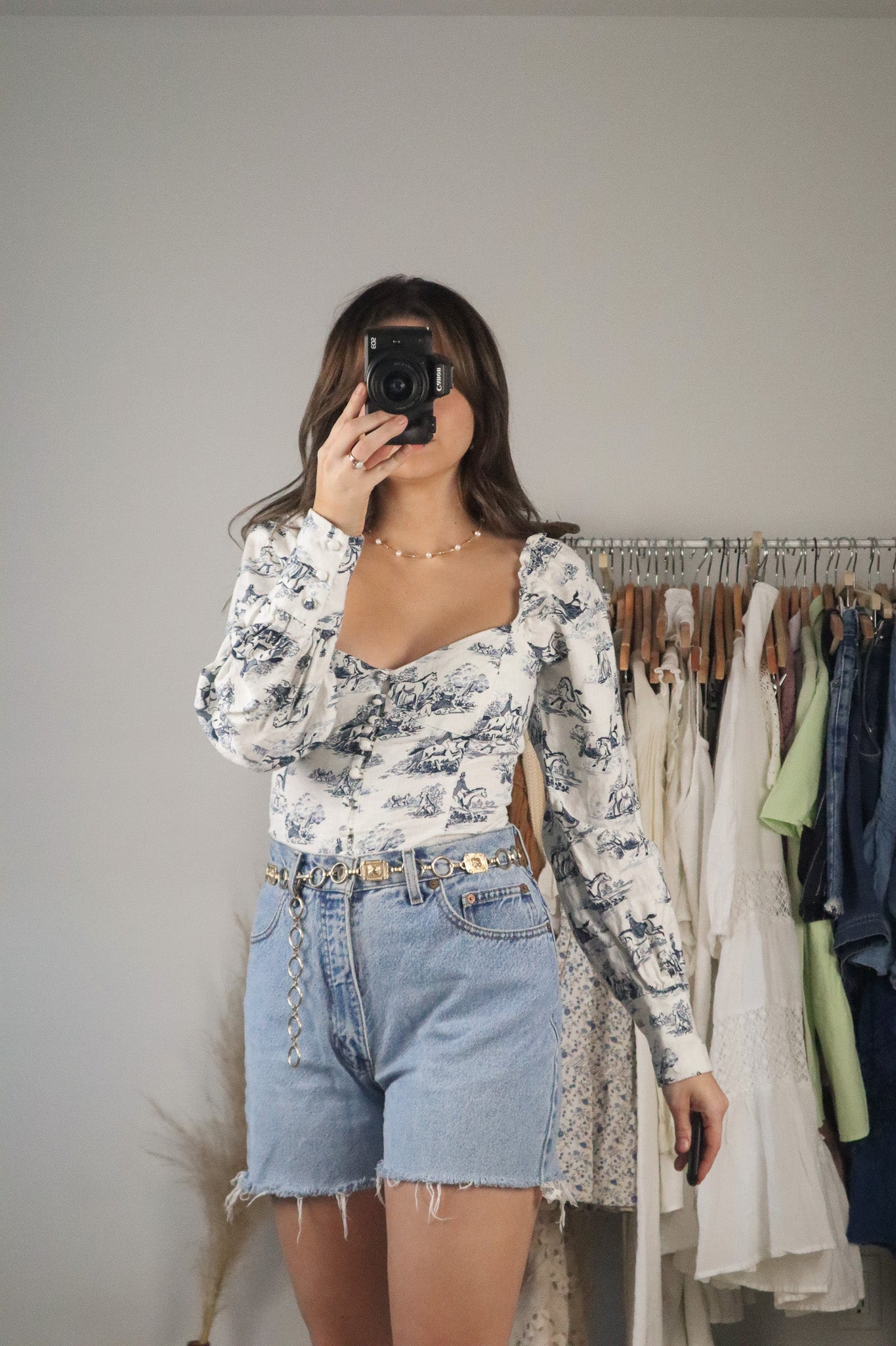 Made in USA x Reformation Linen Blouse (4)