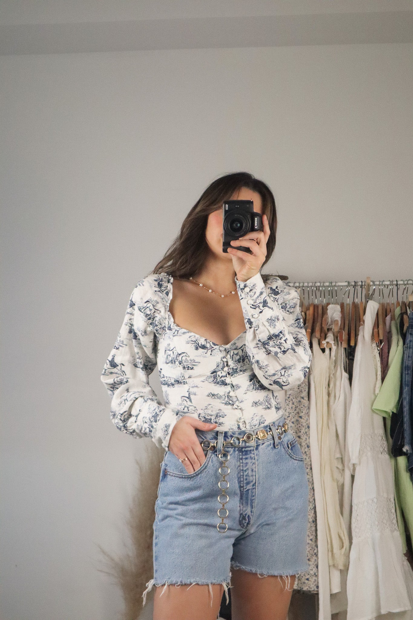 Made in USA x Reformation Linen Blouse (4)