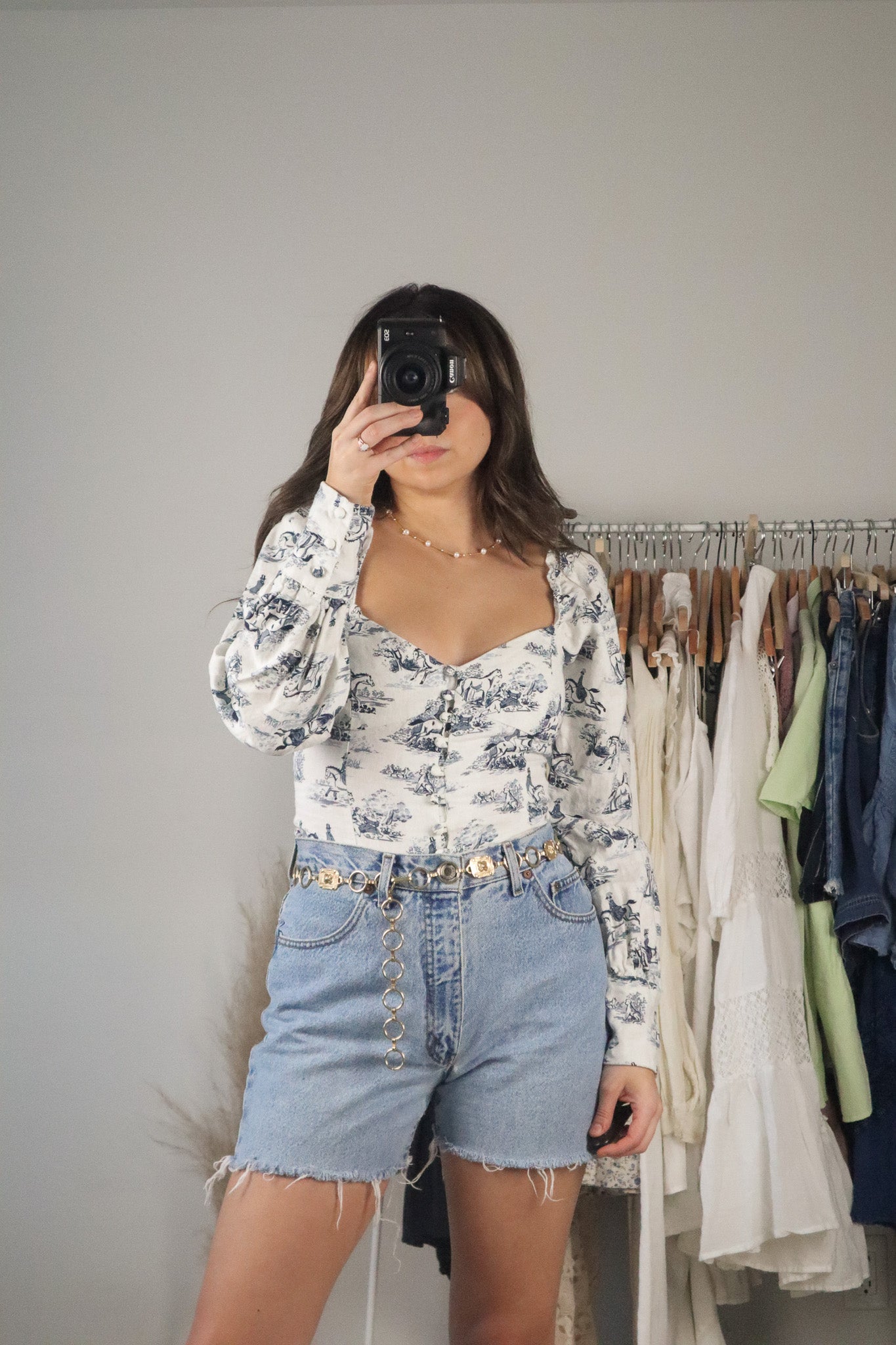 Made in USA x Reformation Linen Blouse (4)