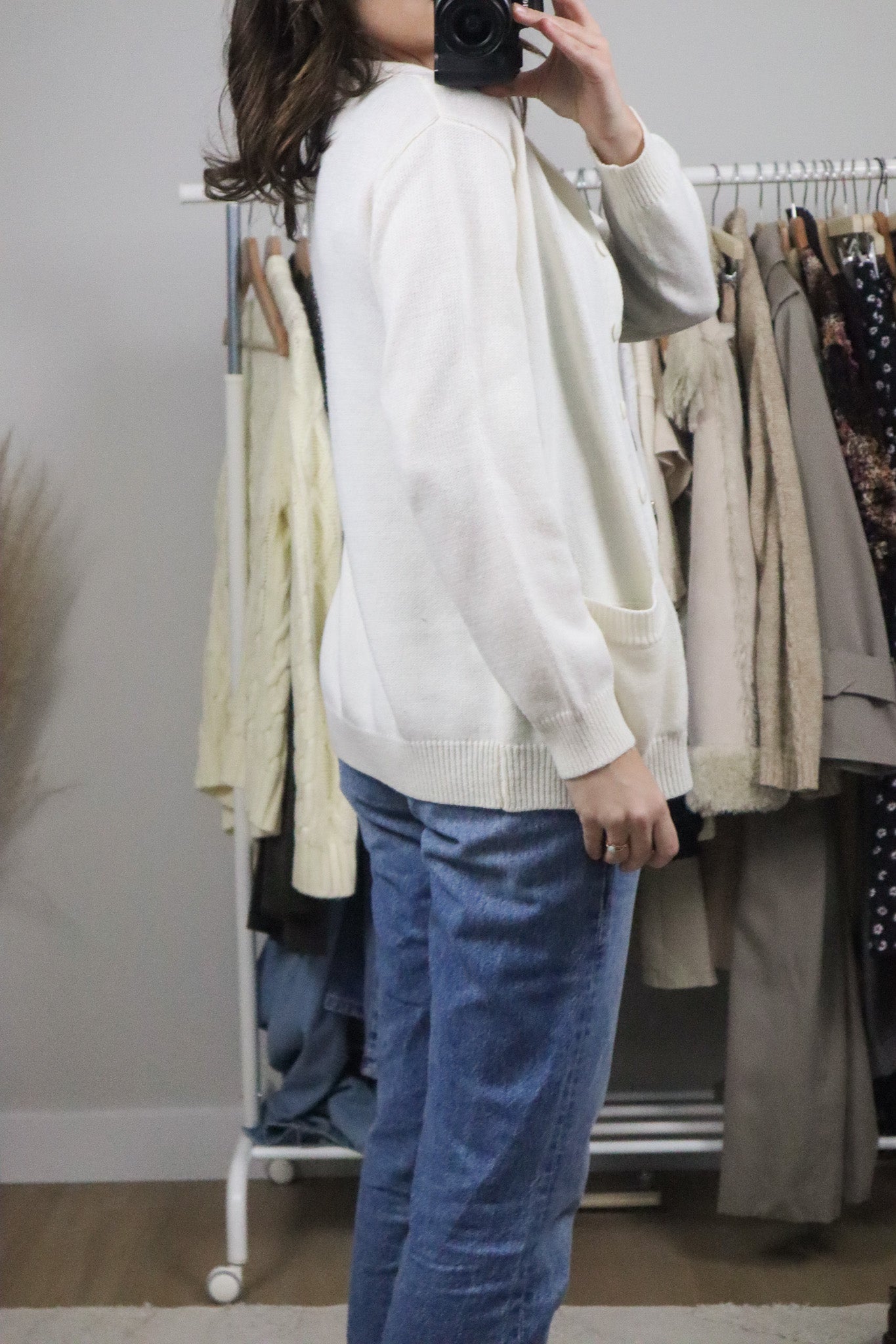 Vintage x Collared Cardigan (S)