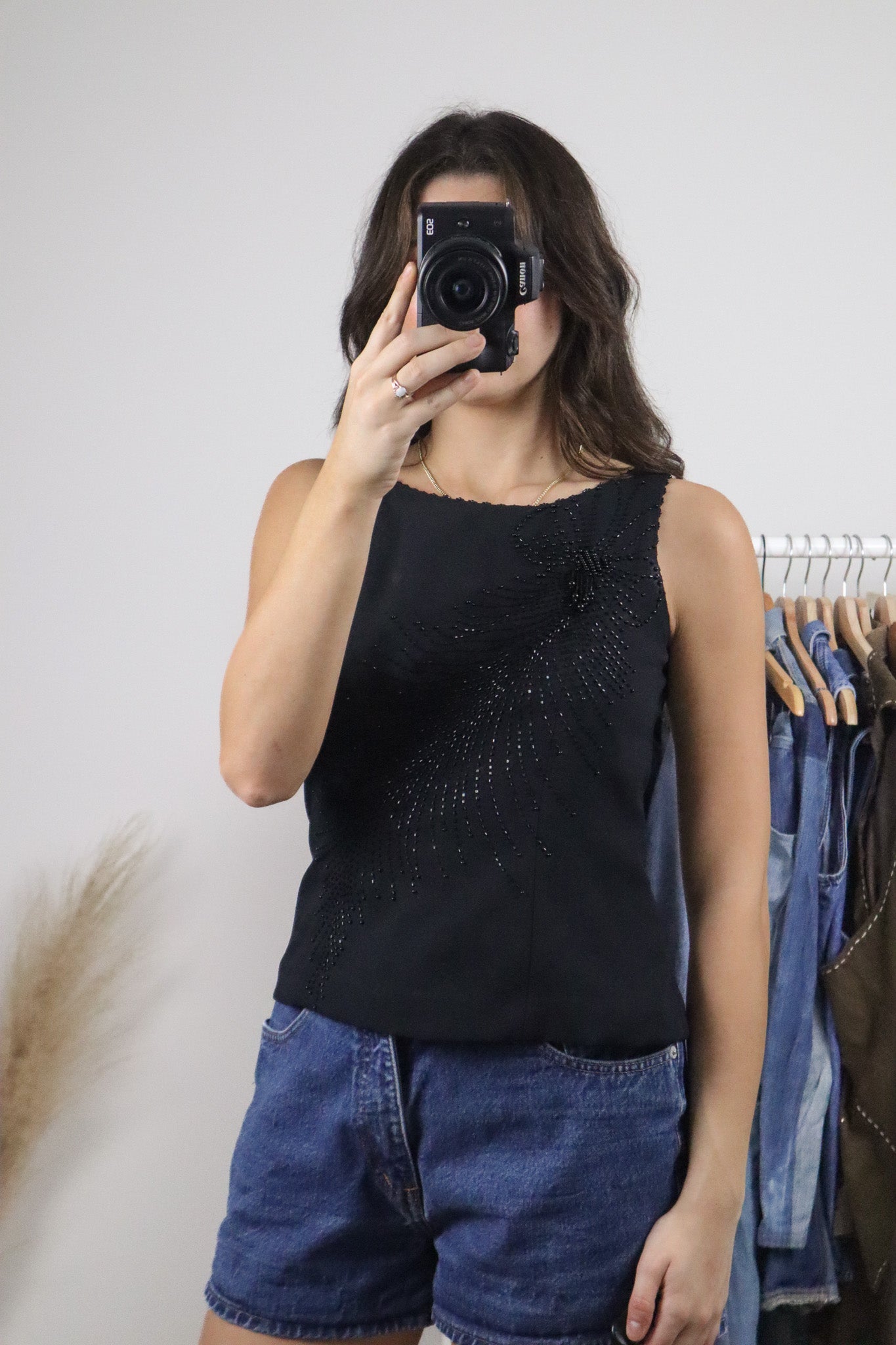 Vintage x Beaded Tank (S)