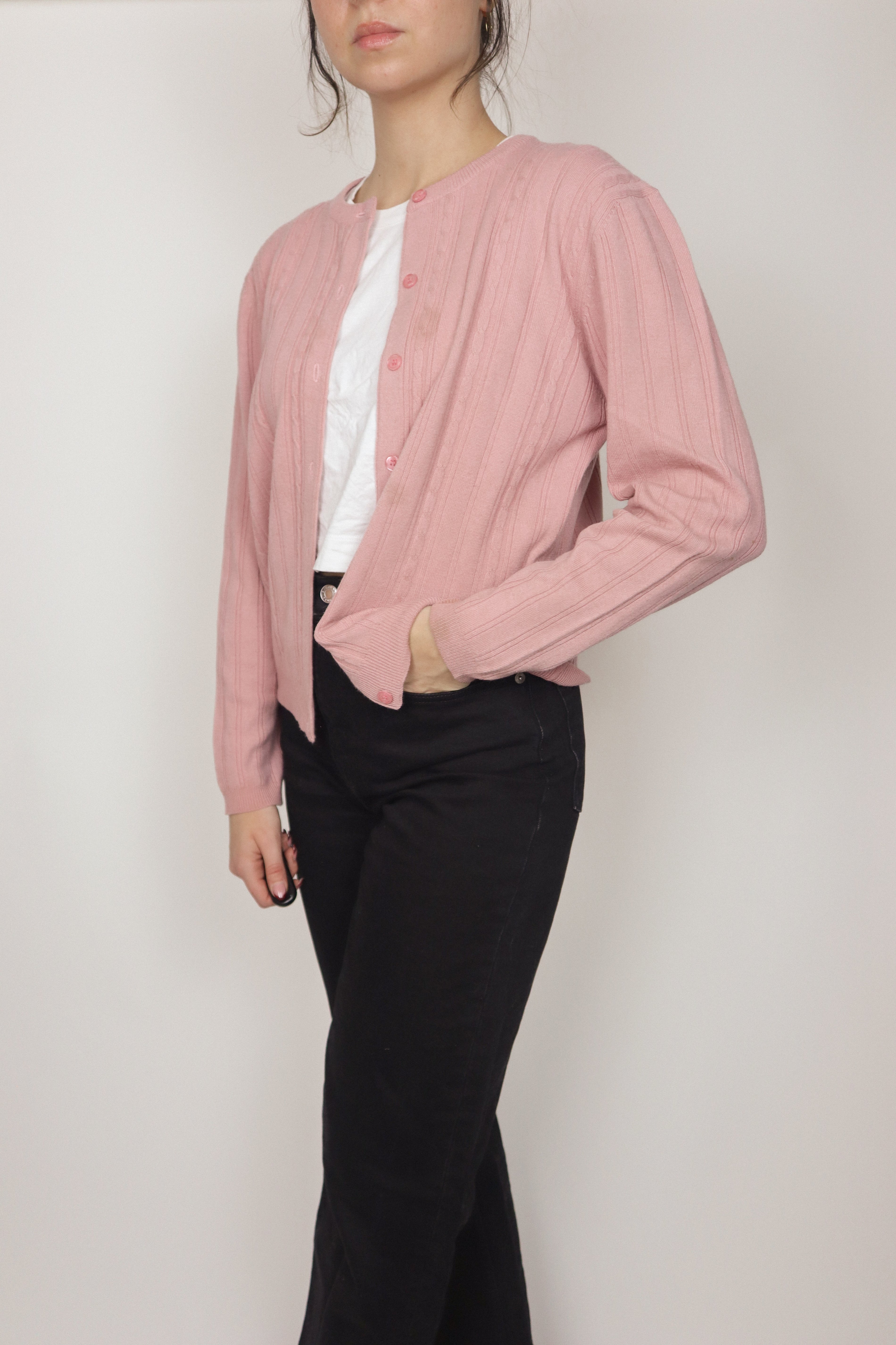 Vintage x Wool Blend Cardigan (S)