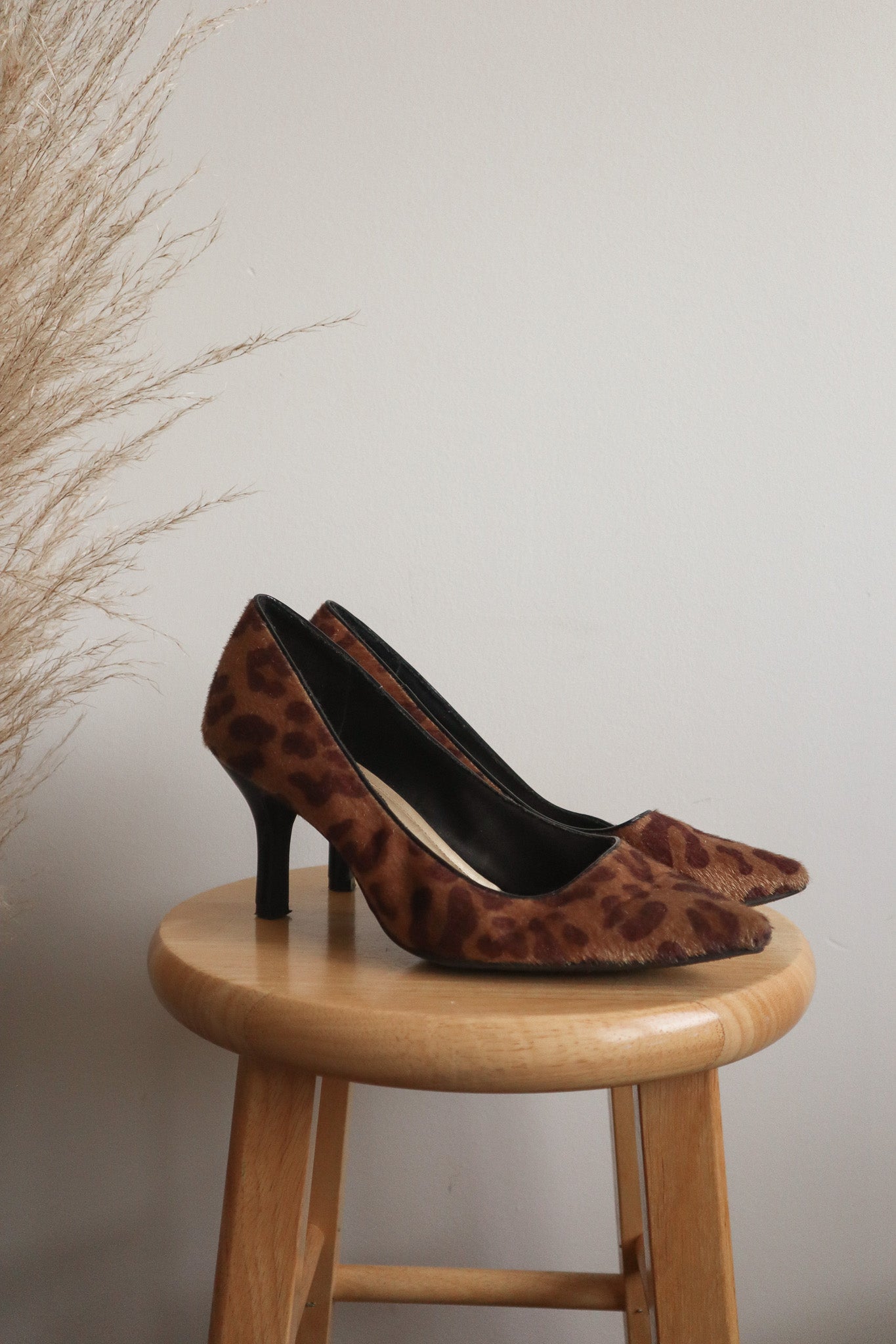 Vintage x Fabric Cheetah Print Heels (9)