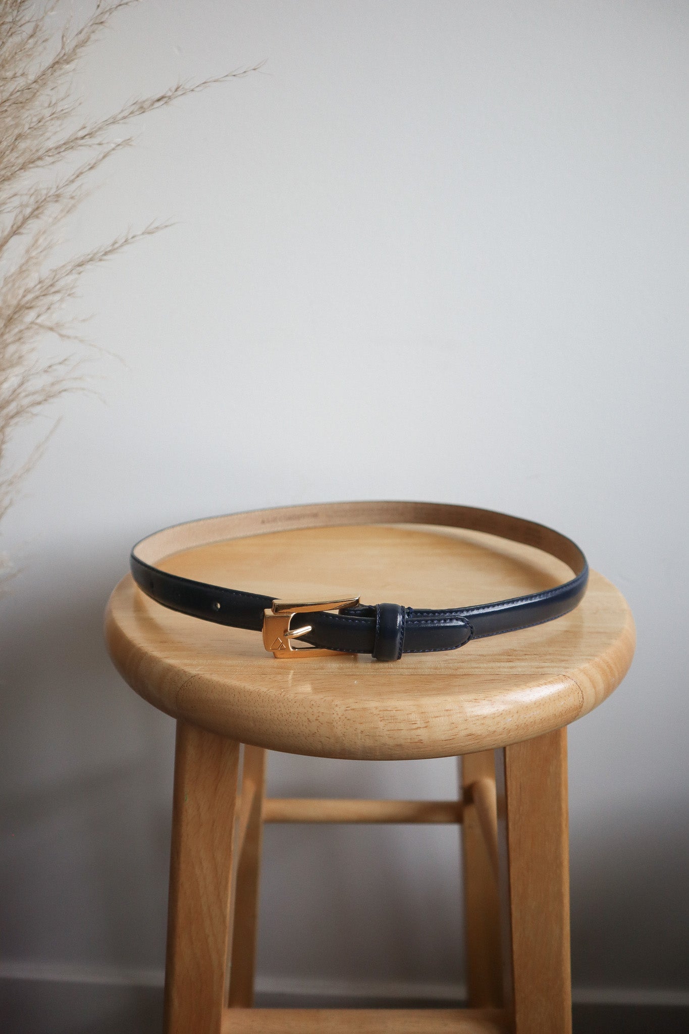 Vintage x Leather Belt (S)