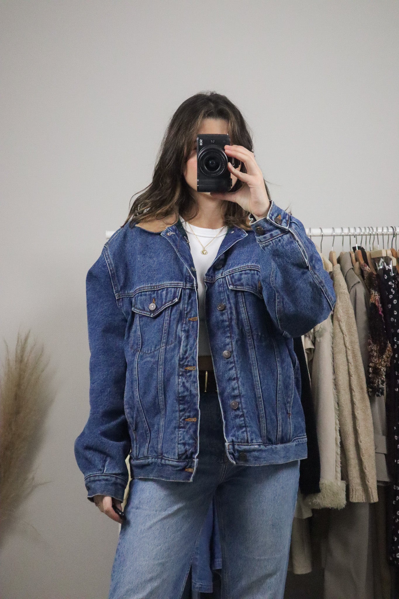 Vintage x Denim Lined Jacket (L)
