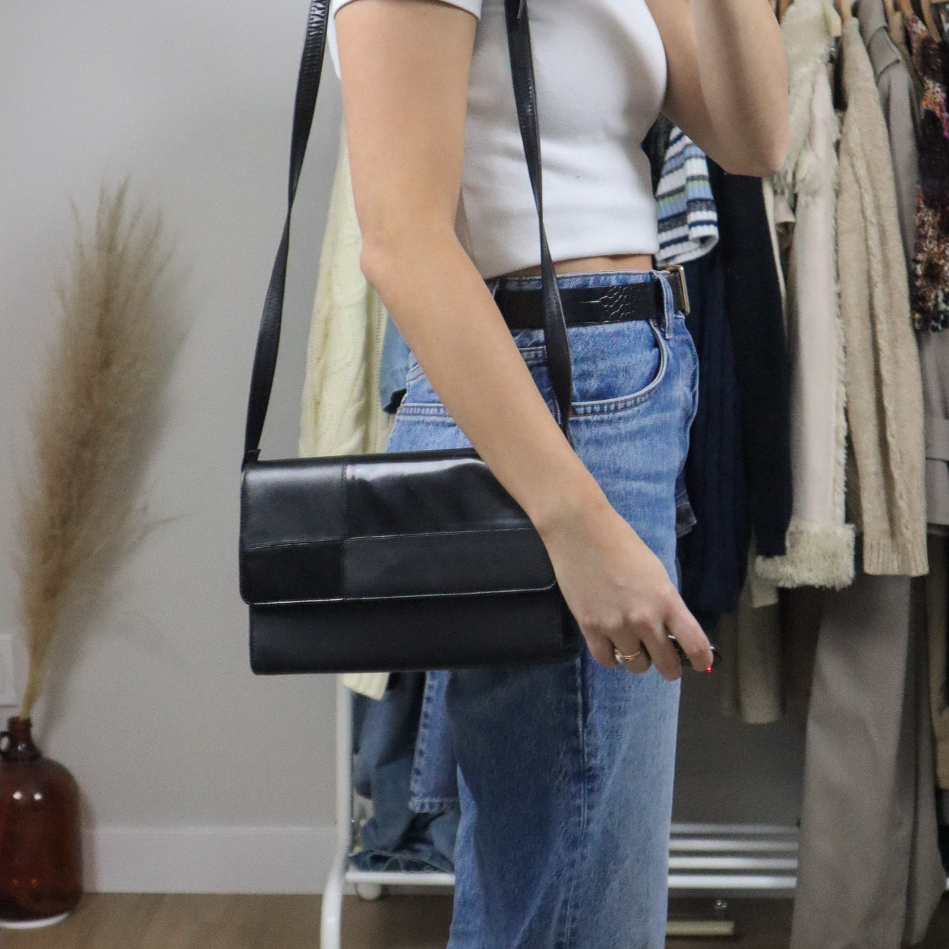Made in Canada x Vintage x Cross Body Checkered