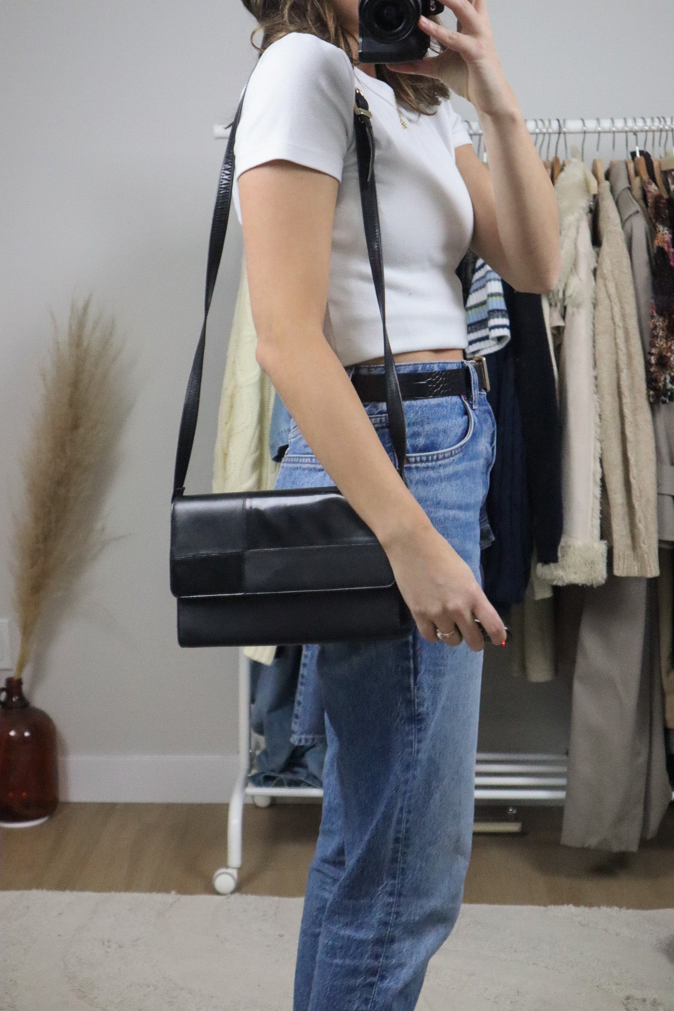 Made in Canada x Vintage x Cross Body Checkered