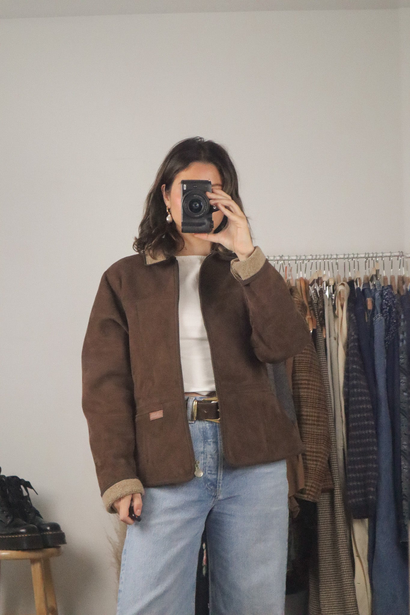 Vintage x Sherpa Lined Jacket (S)