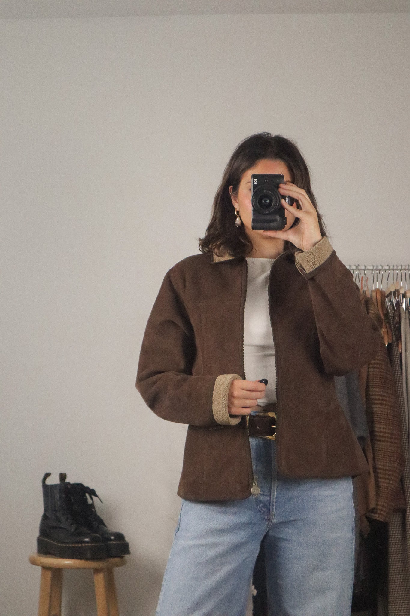 Vintage x Sherpa Lined Jacket (S)