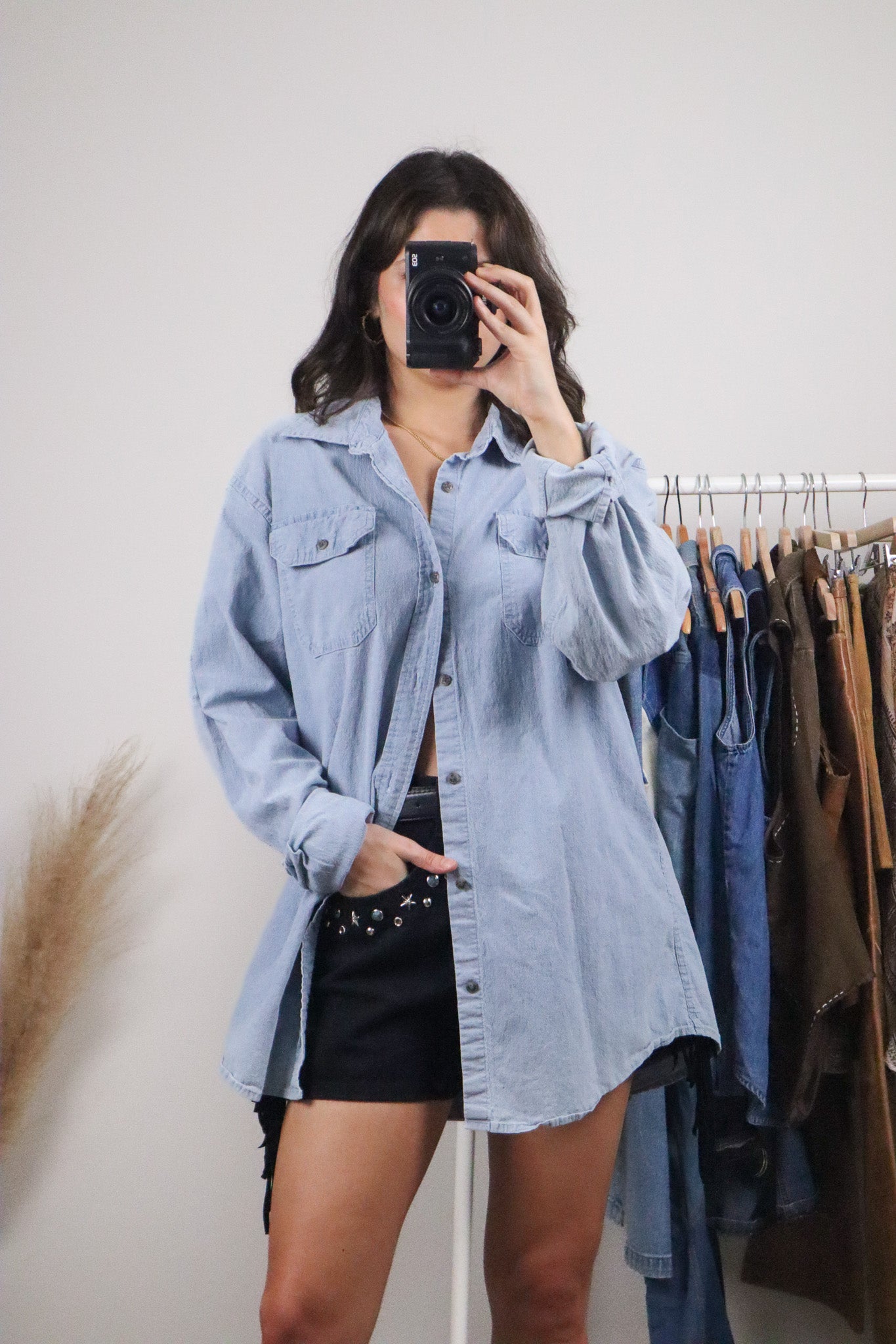 Vintage x Wrangler Button Up (L/XL)