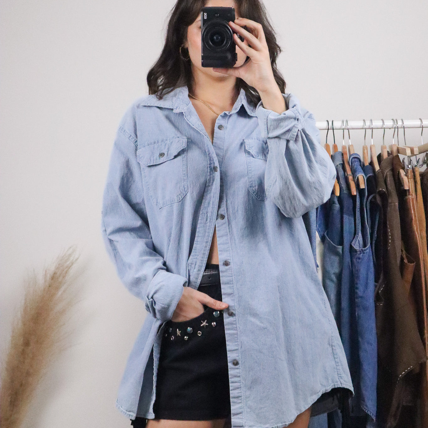 Vintage x Wrangler Button Up (L/XL)