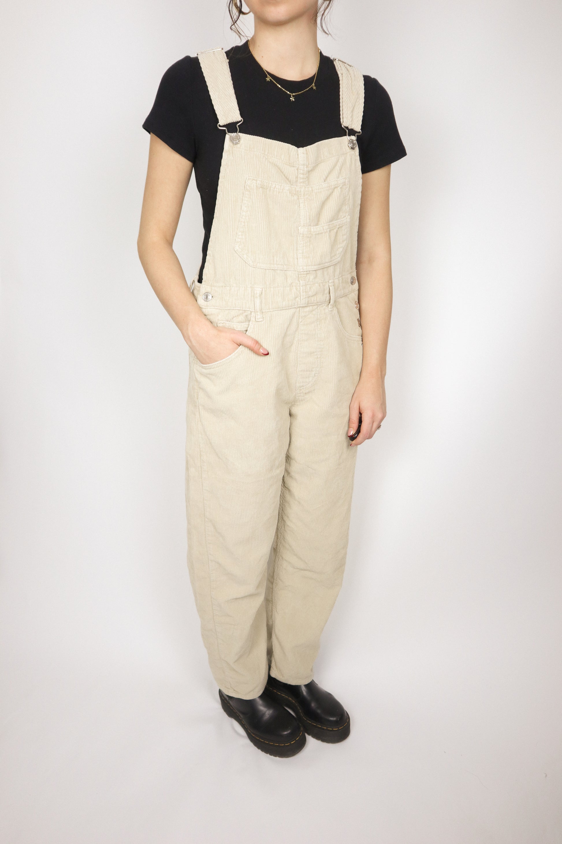 Free People x Corduroy Overalls (S)