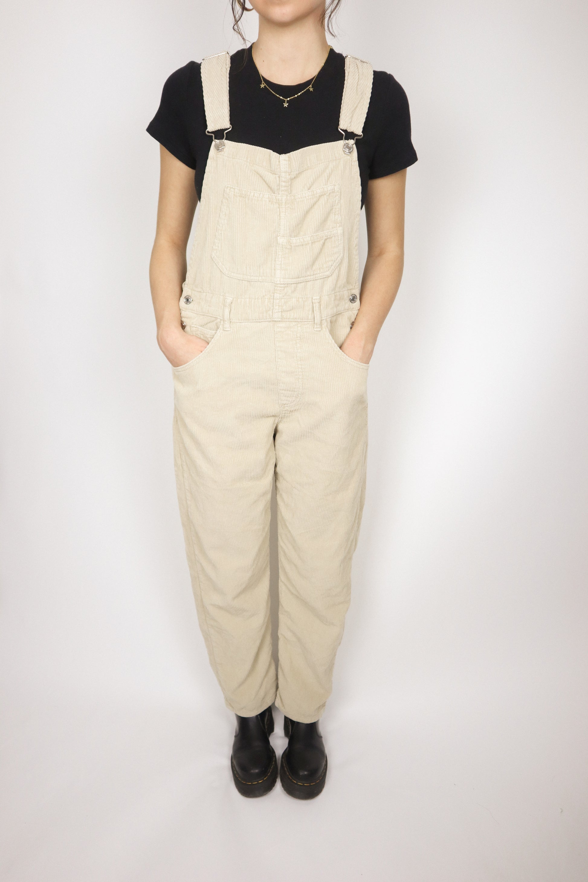 Free People x Corduroy Overalls (S)