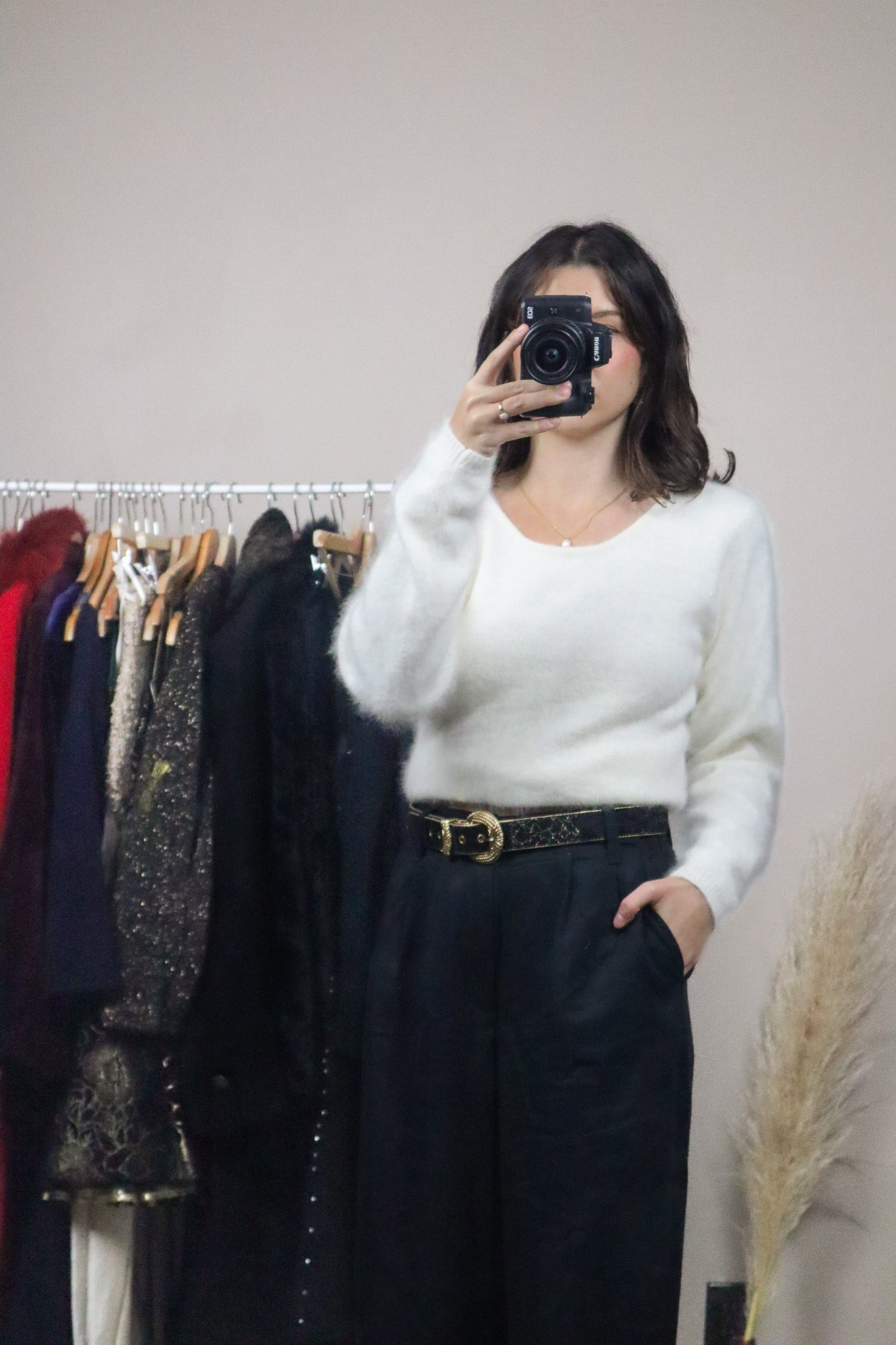 Vintage x Angora Blend Sweater (S/M)