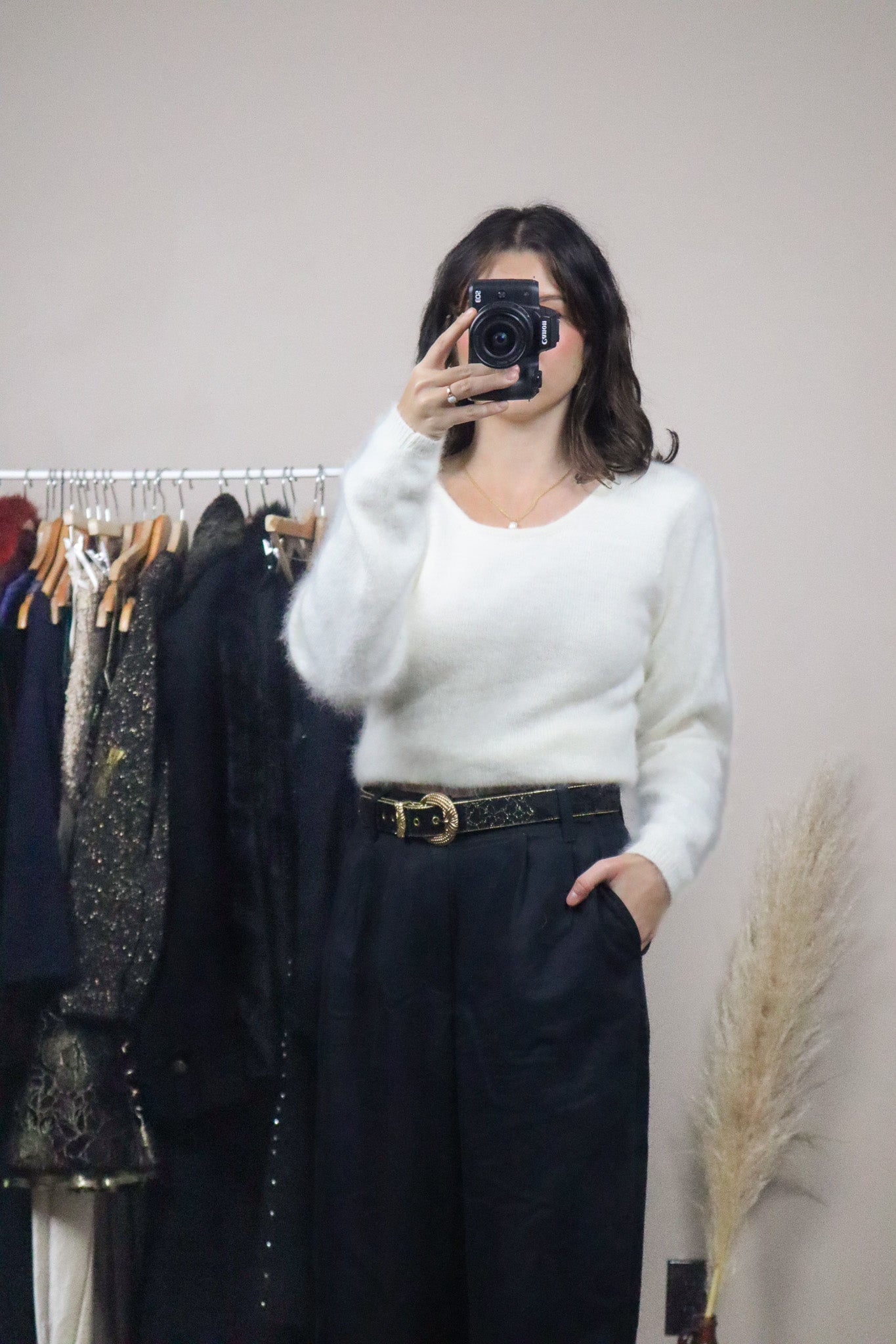 Vintage x Angora Blend Sweater (S/M)