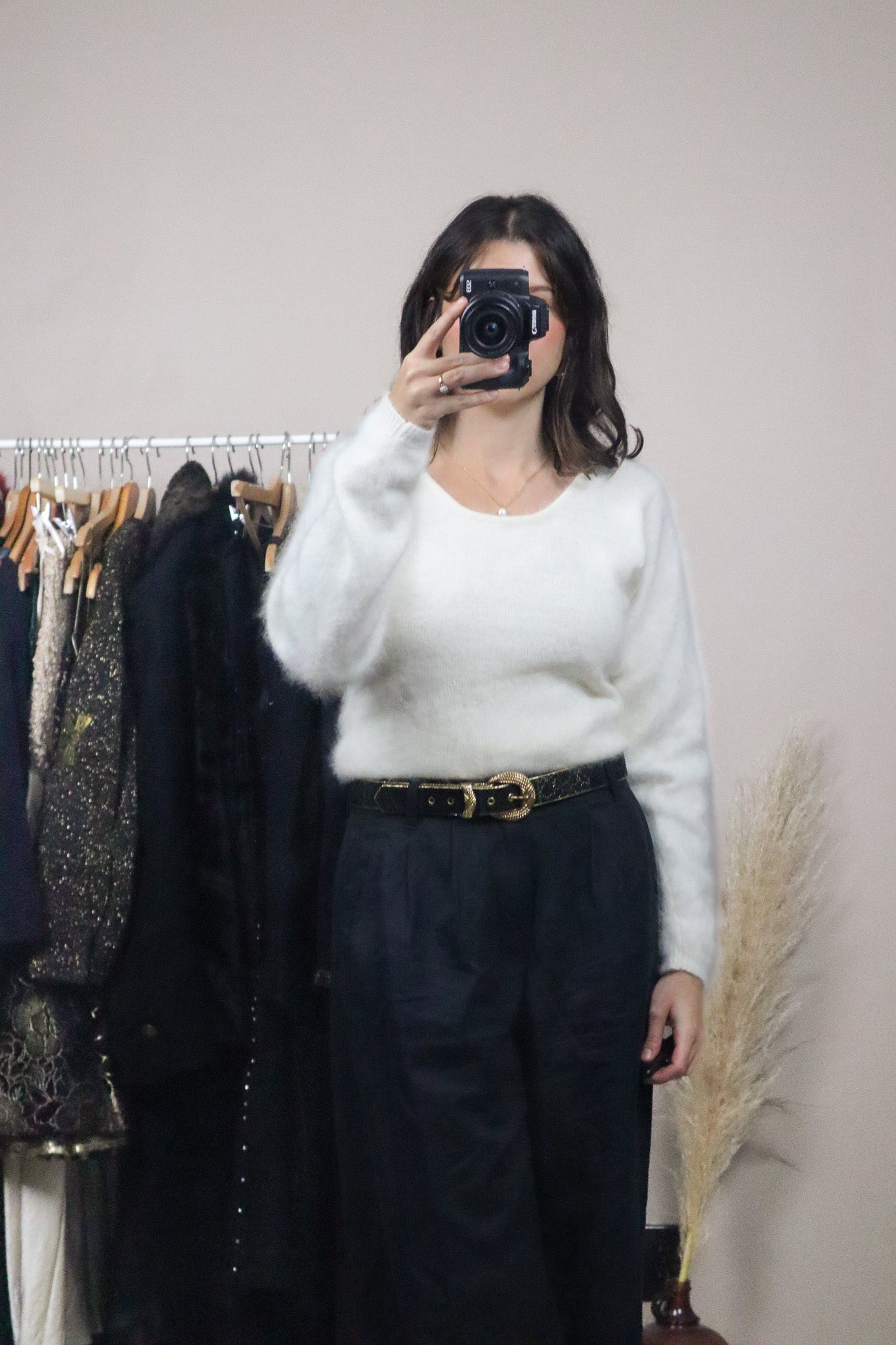 Vintage x Angora Blend Sweater (S/M)