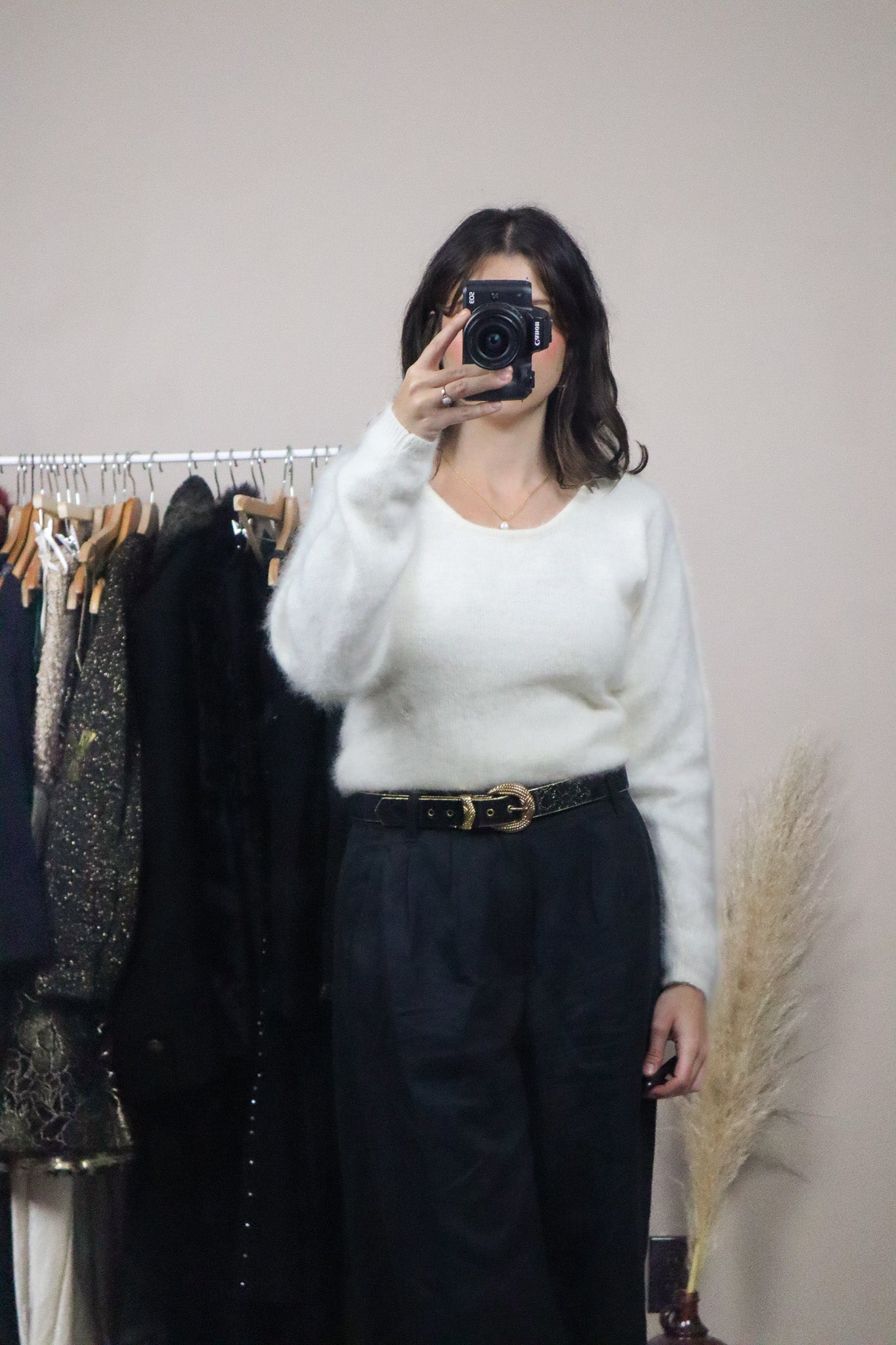 Vintage x Angora Blend Sweater (S/M)