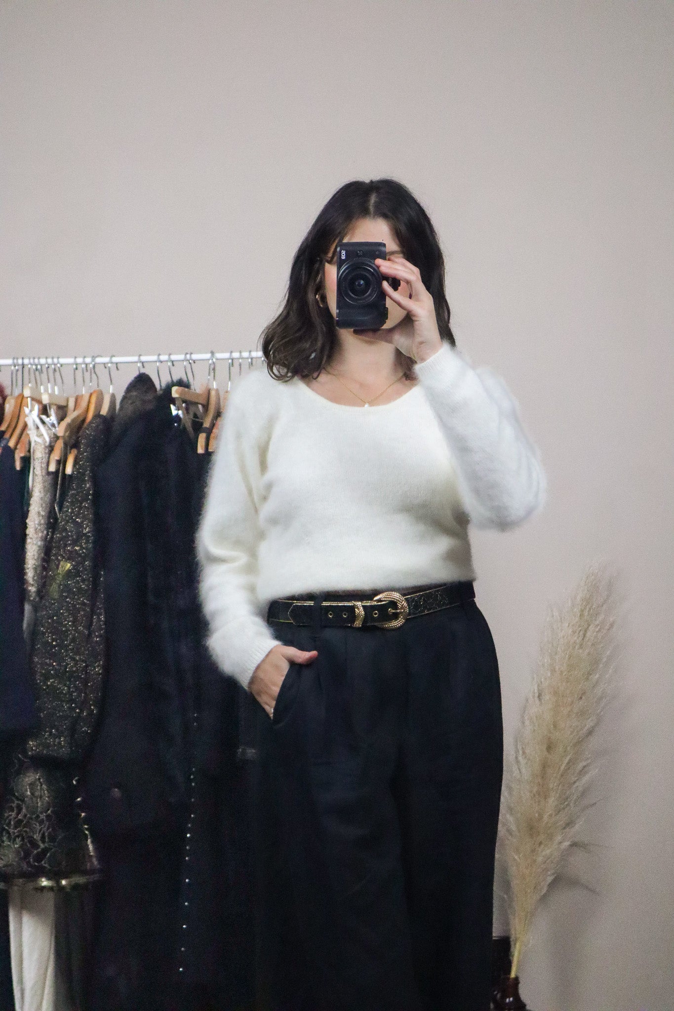 Vintage x Angora Blend Sweater (S/M)