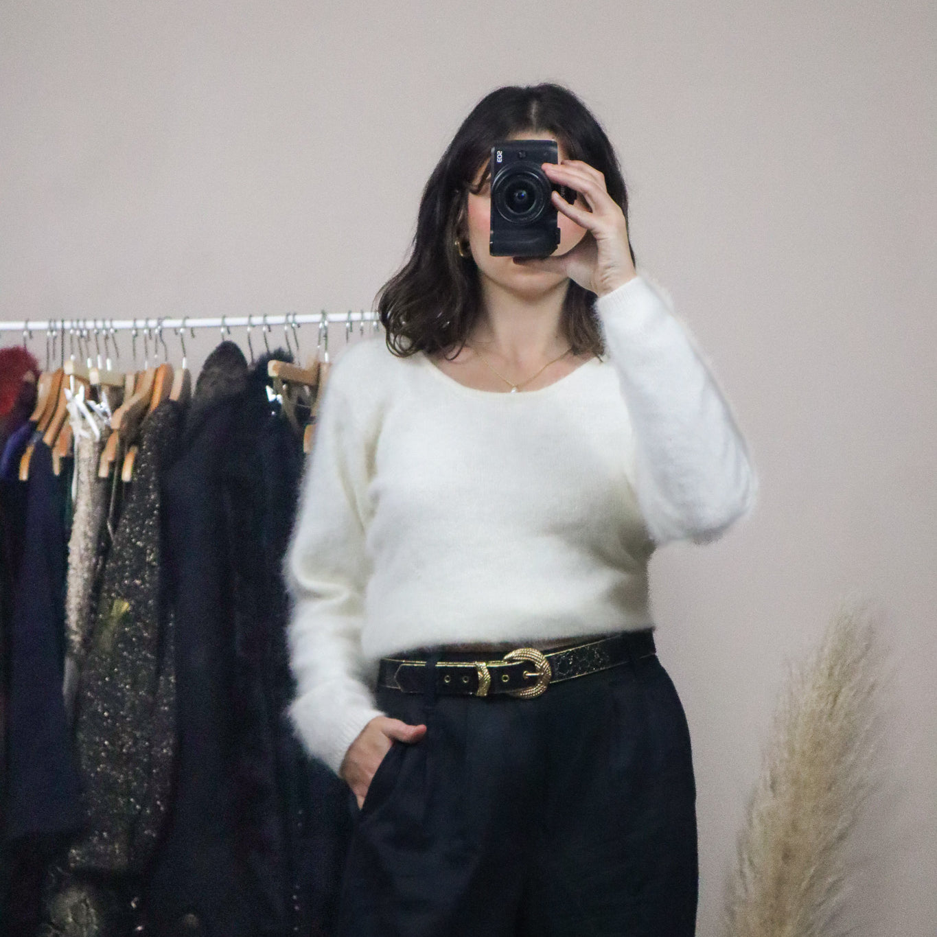 Vintage x Angora Blend Sweater (S/M)