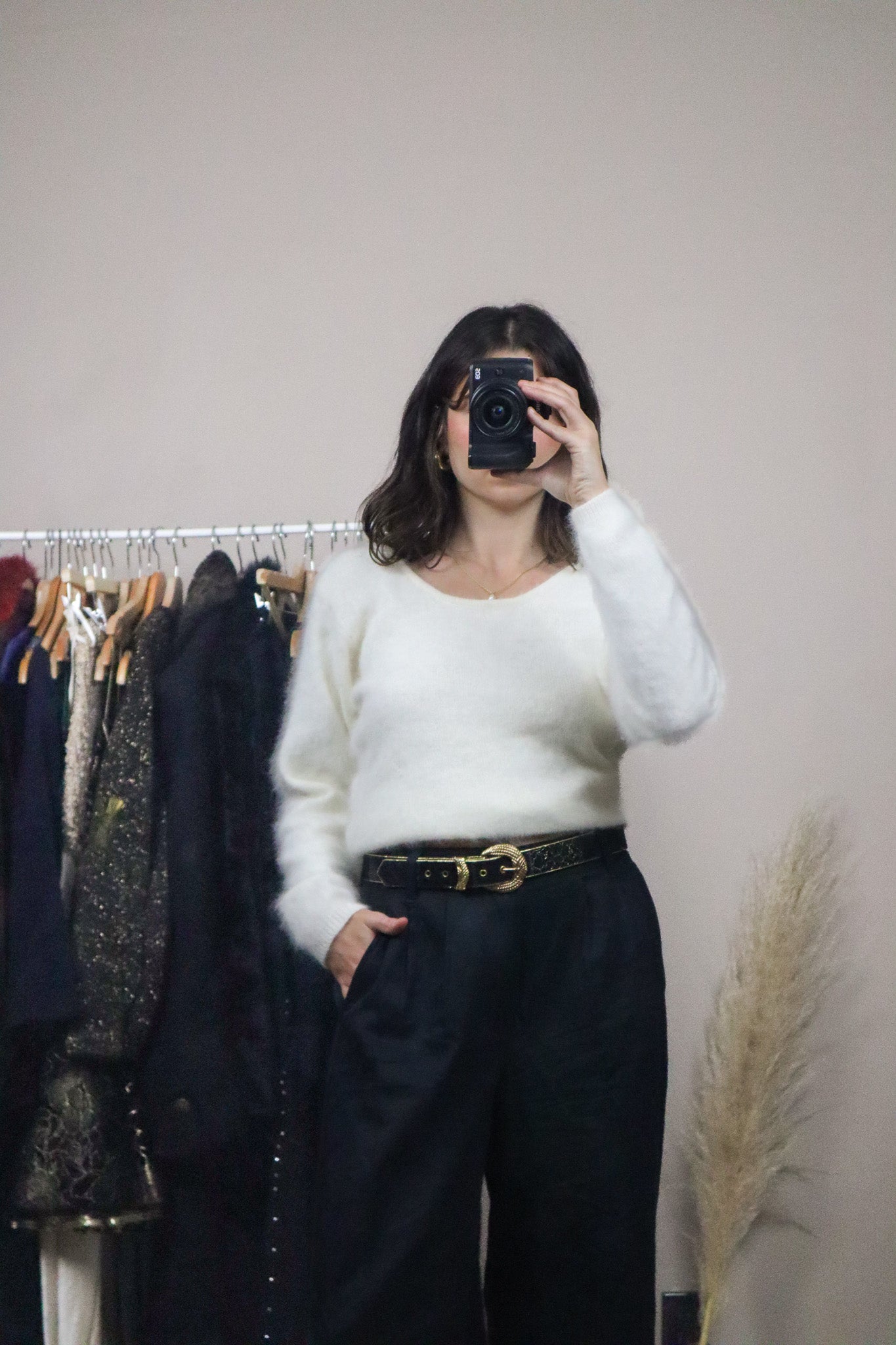 Vintage x Angora Blend Sweater (S/M)