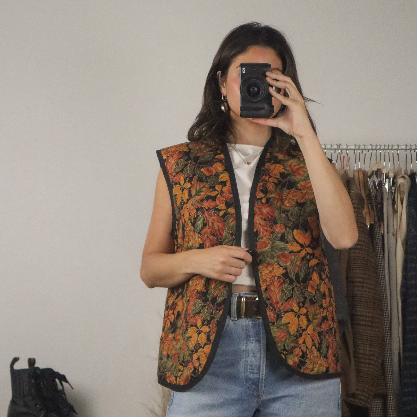 Vintage x Patterned Vest (L/XL)