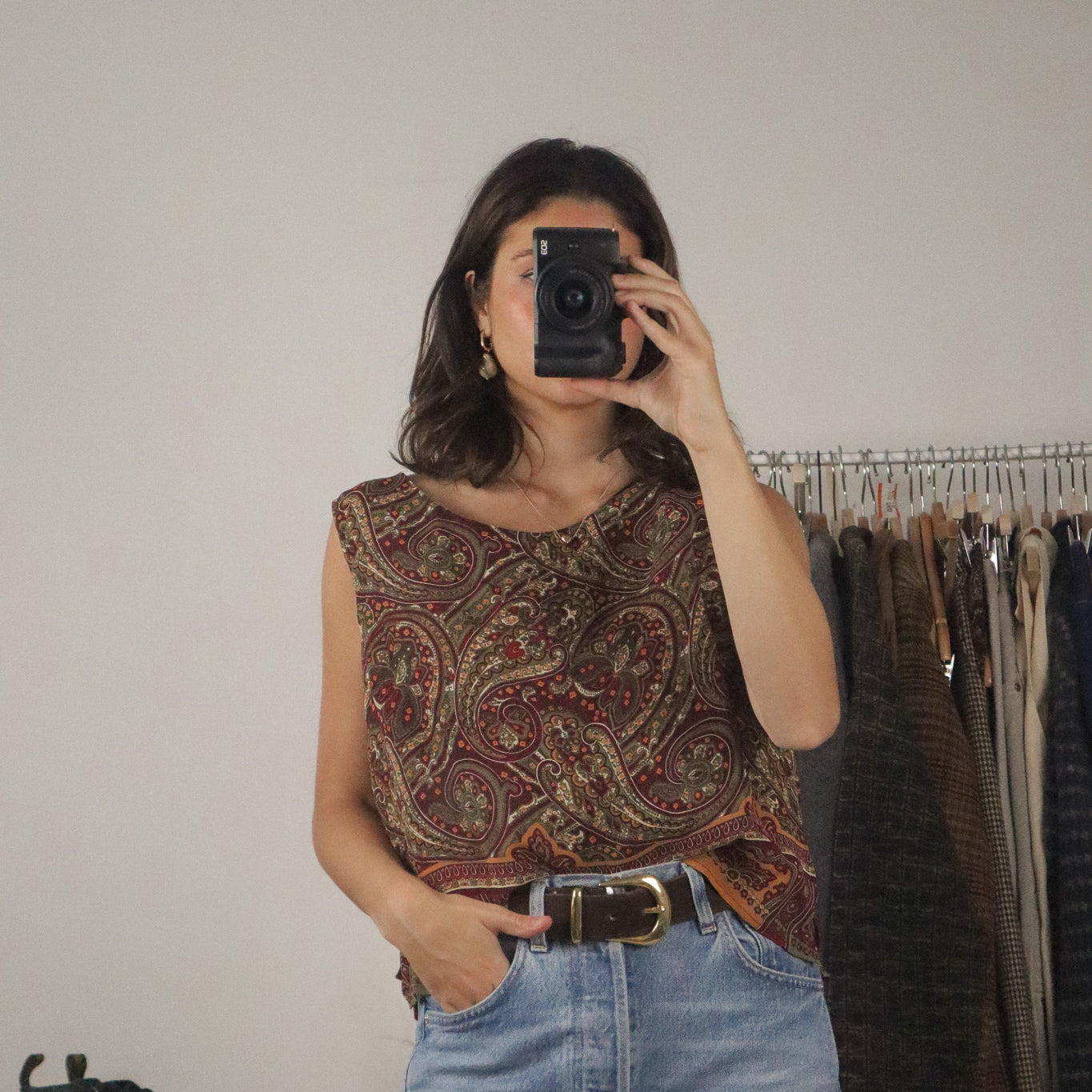 Made in Canada Vintage x Paisley Tank (L)