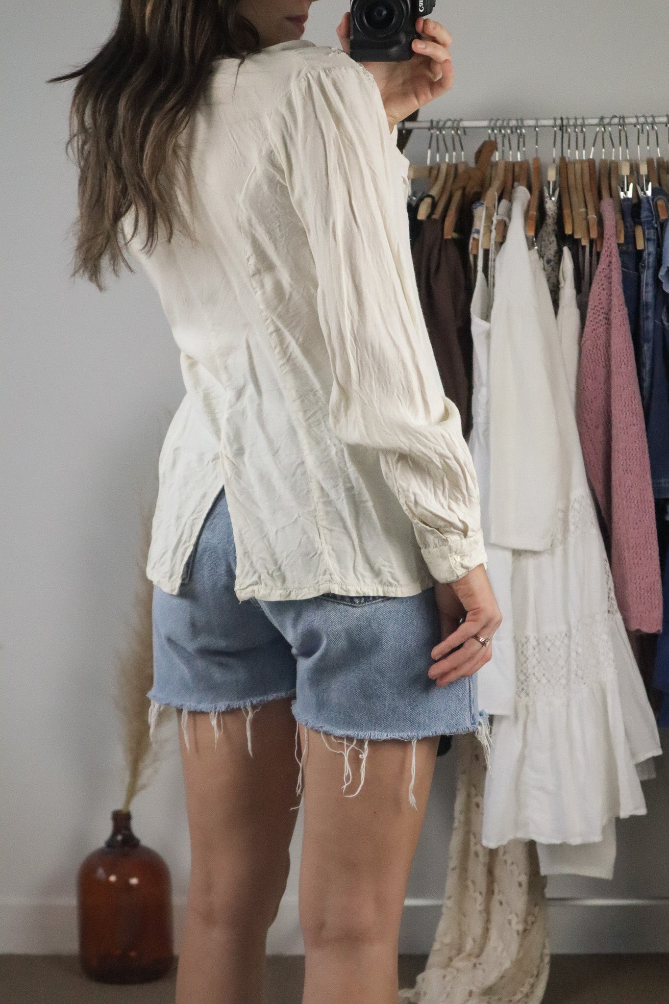 Vintage x Beaded Blouse (S)