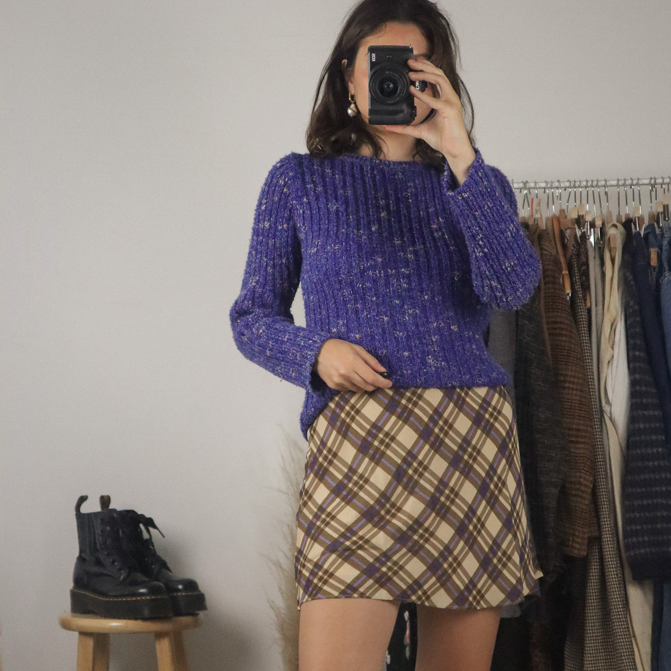Vintage x Wool Blend Sweater (S)
