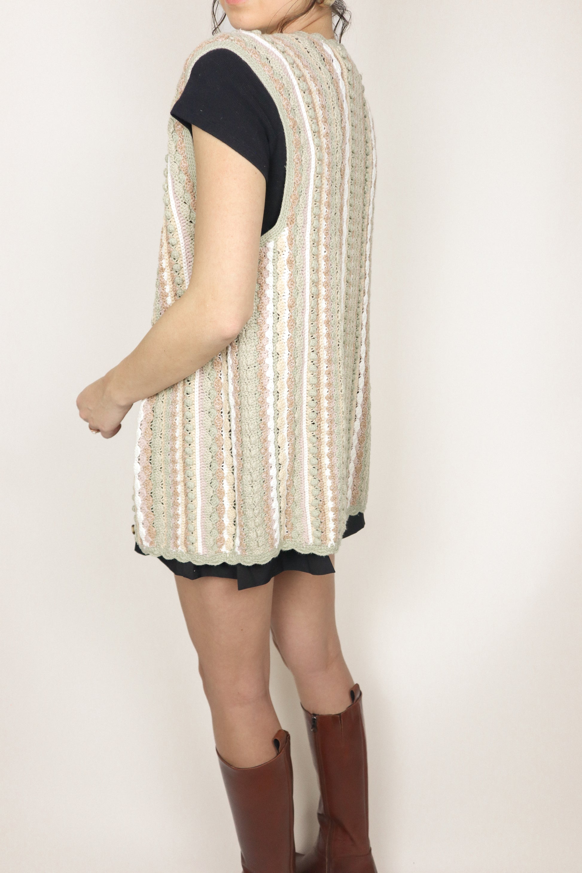Vintage x Textured Vest (M)