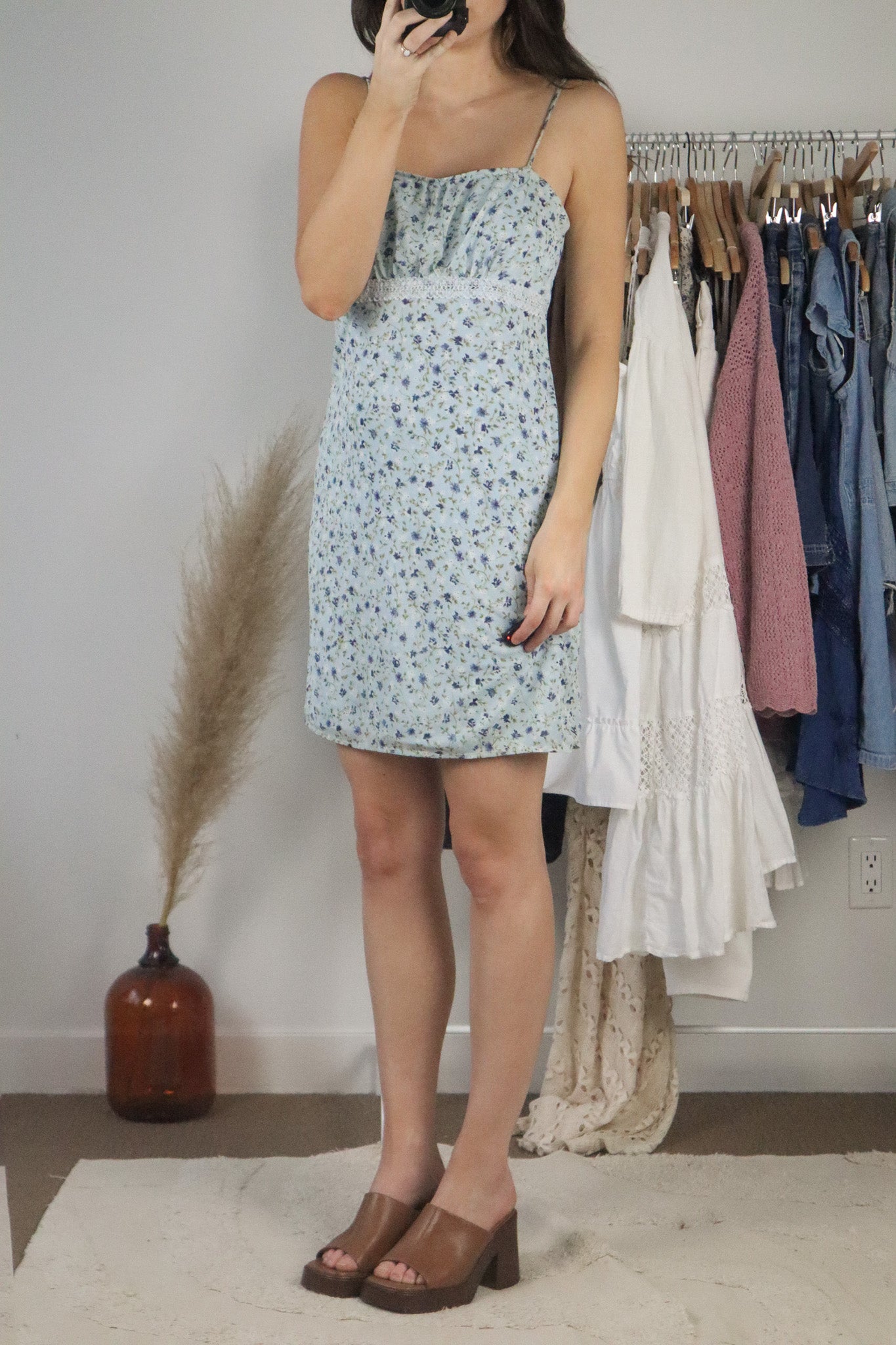 Vintage x Floral Mini Dress (6/8)