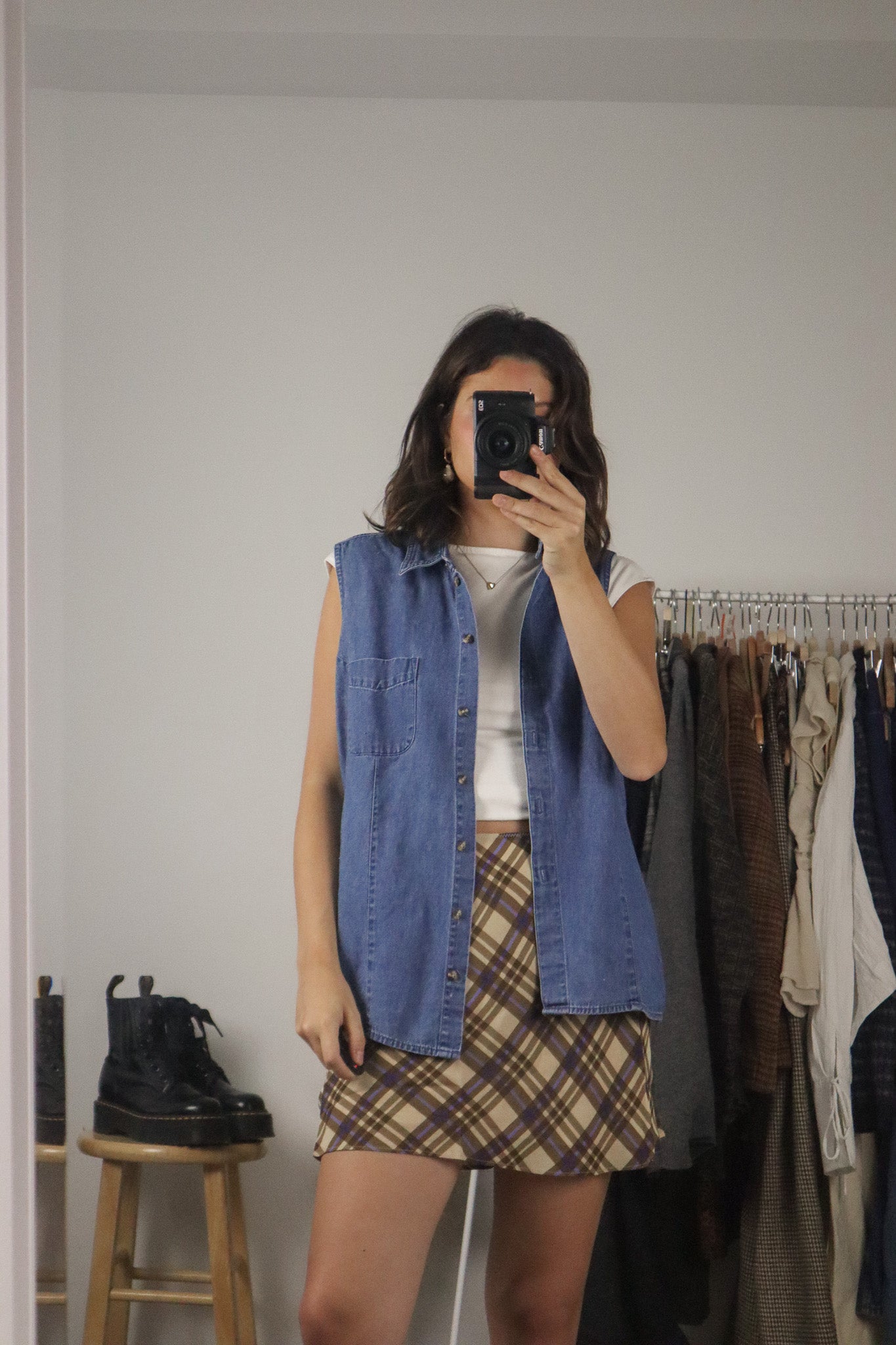 Vintage x Denim Tank (M)
