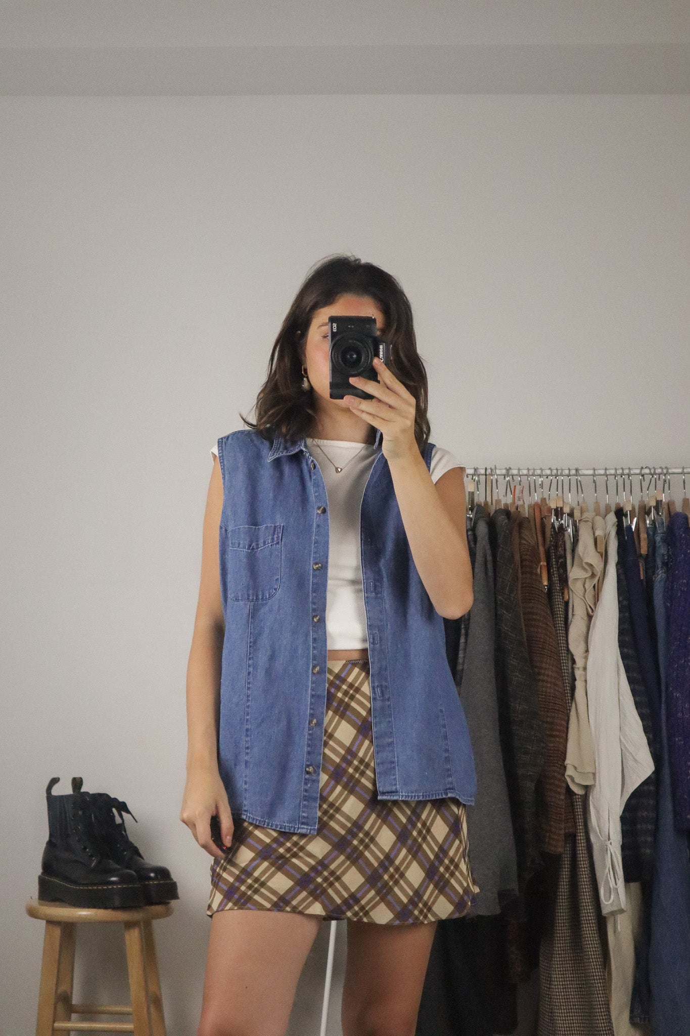 Vintage x Denim Tank (M)