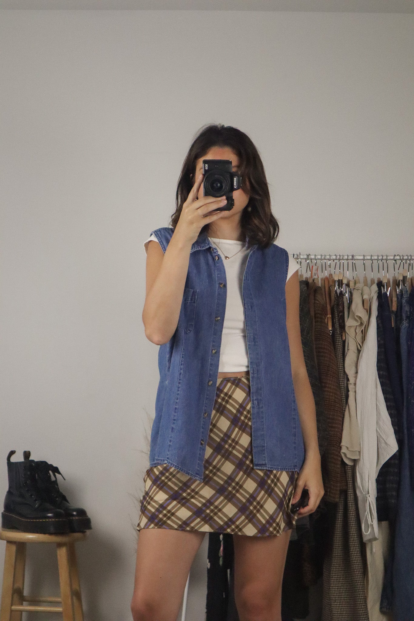 Vintage x Denim Tank (M)