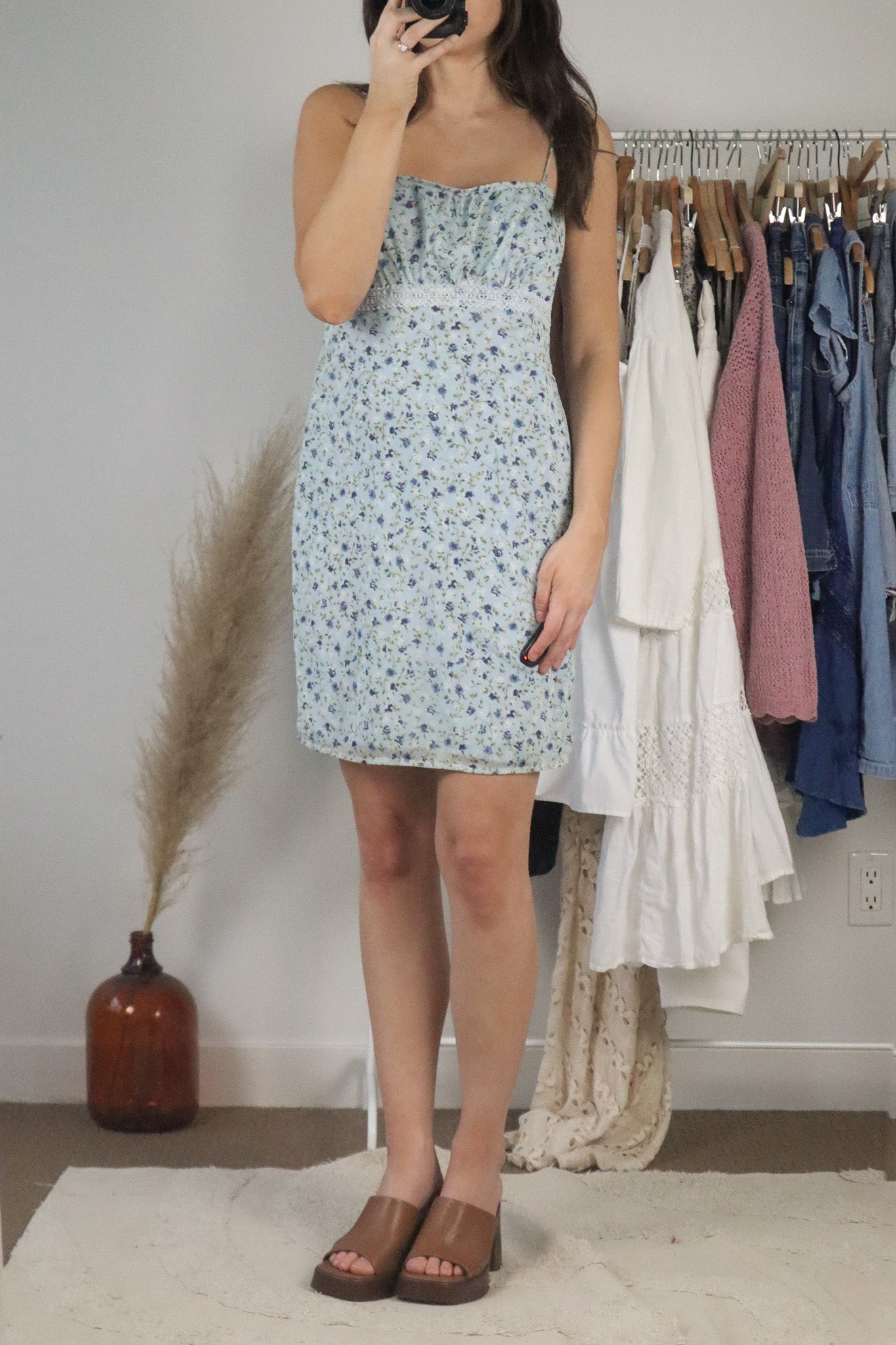 Vintage x Floral Mini Dress (6/8)
